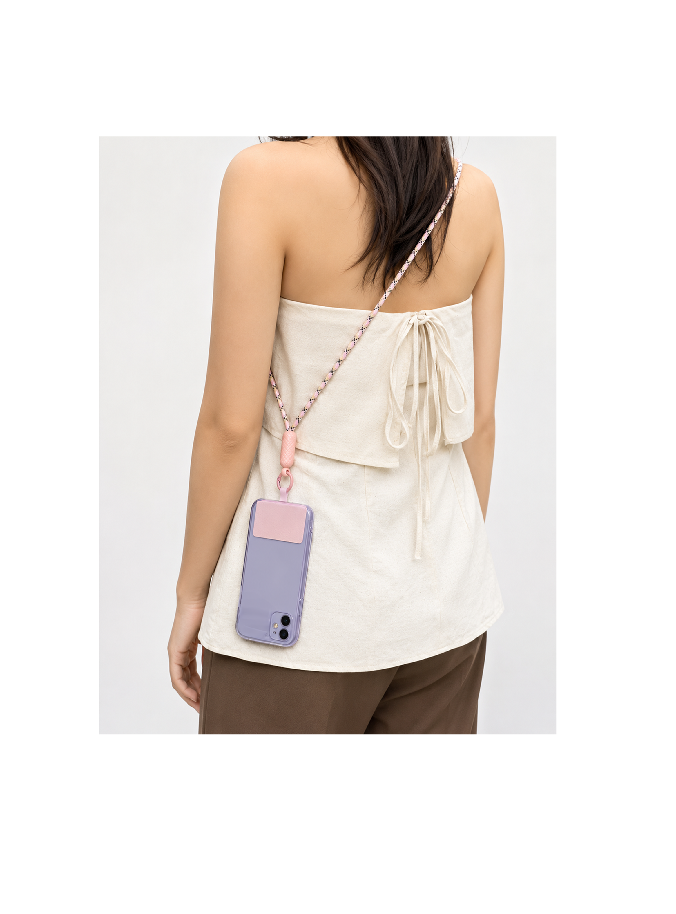 Strap Colgante para Carcasa Celular Universal Rojo-1