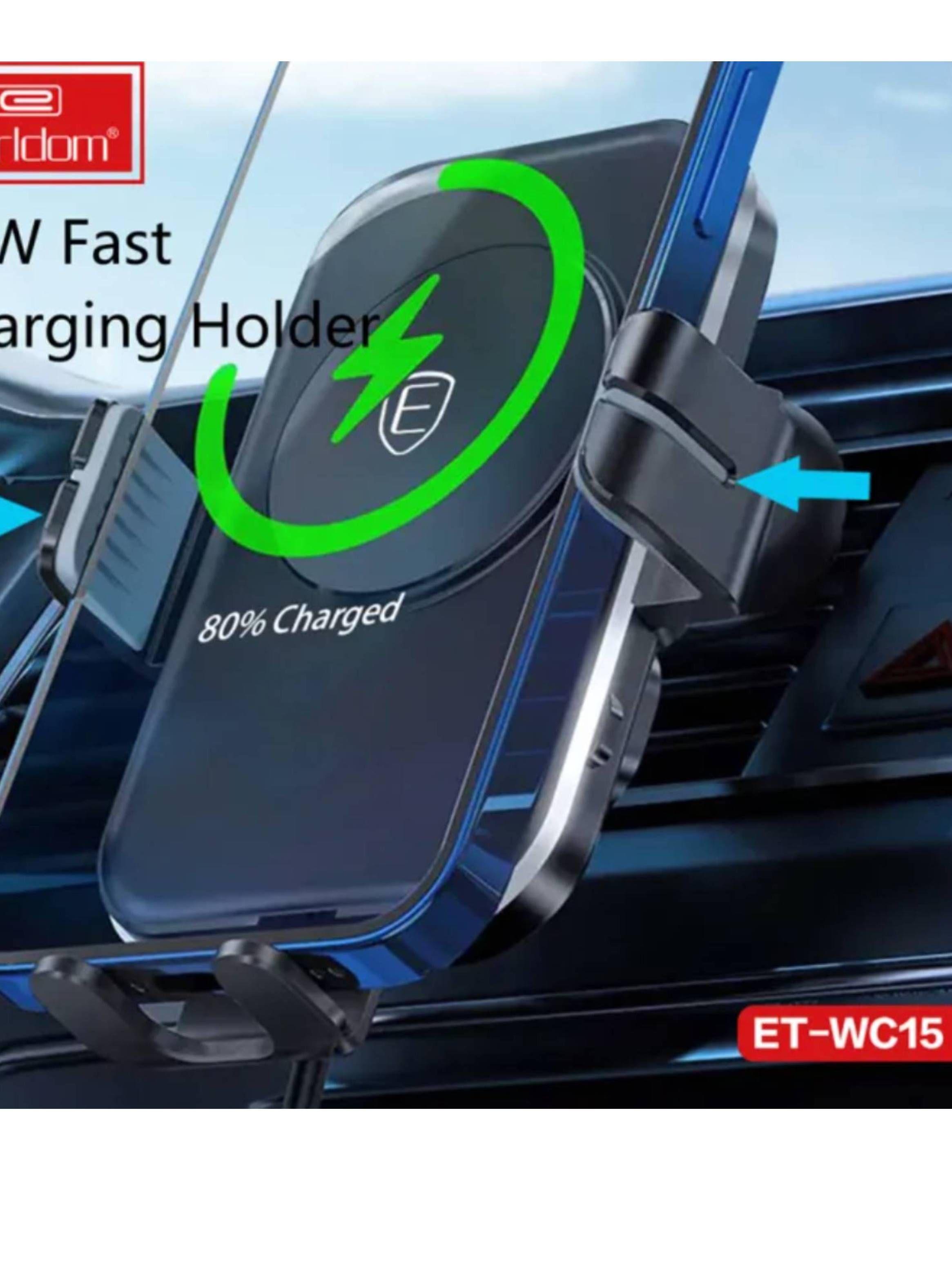 Soporte Para Auto Tablero Rejilla de Aire Carga inalámbrica-3