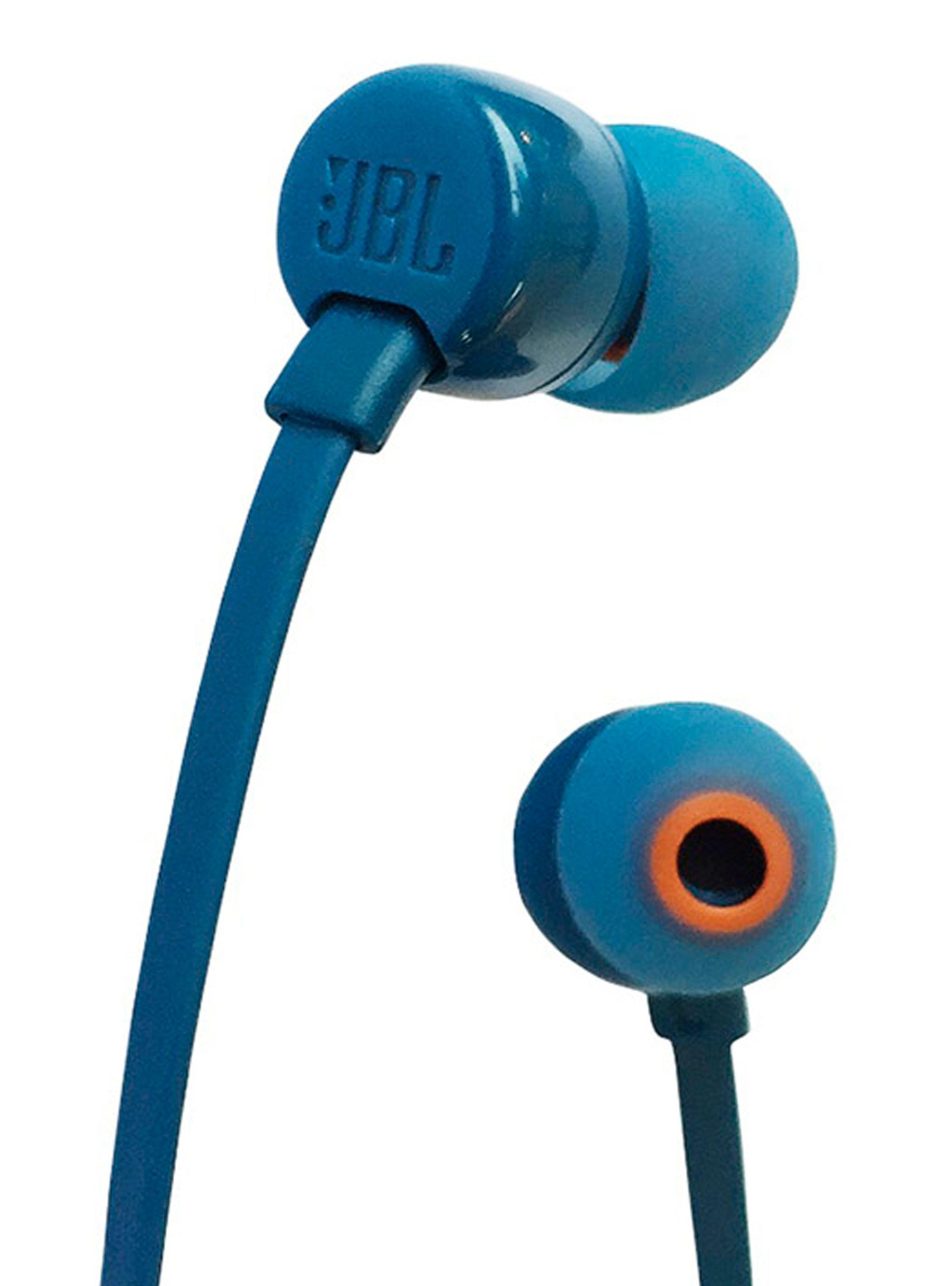Audífonos Alámbricos Con Microfono JBL Tune 110  Azul-2