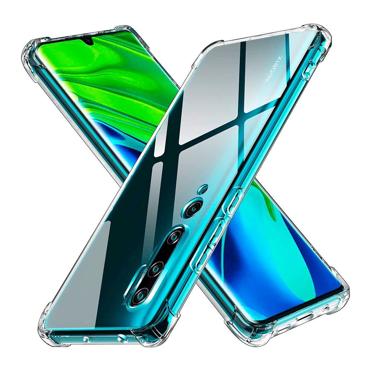 Carcasa Para Xiaomi Redmi Mi Note 10 Transparente Reforzado-0