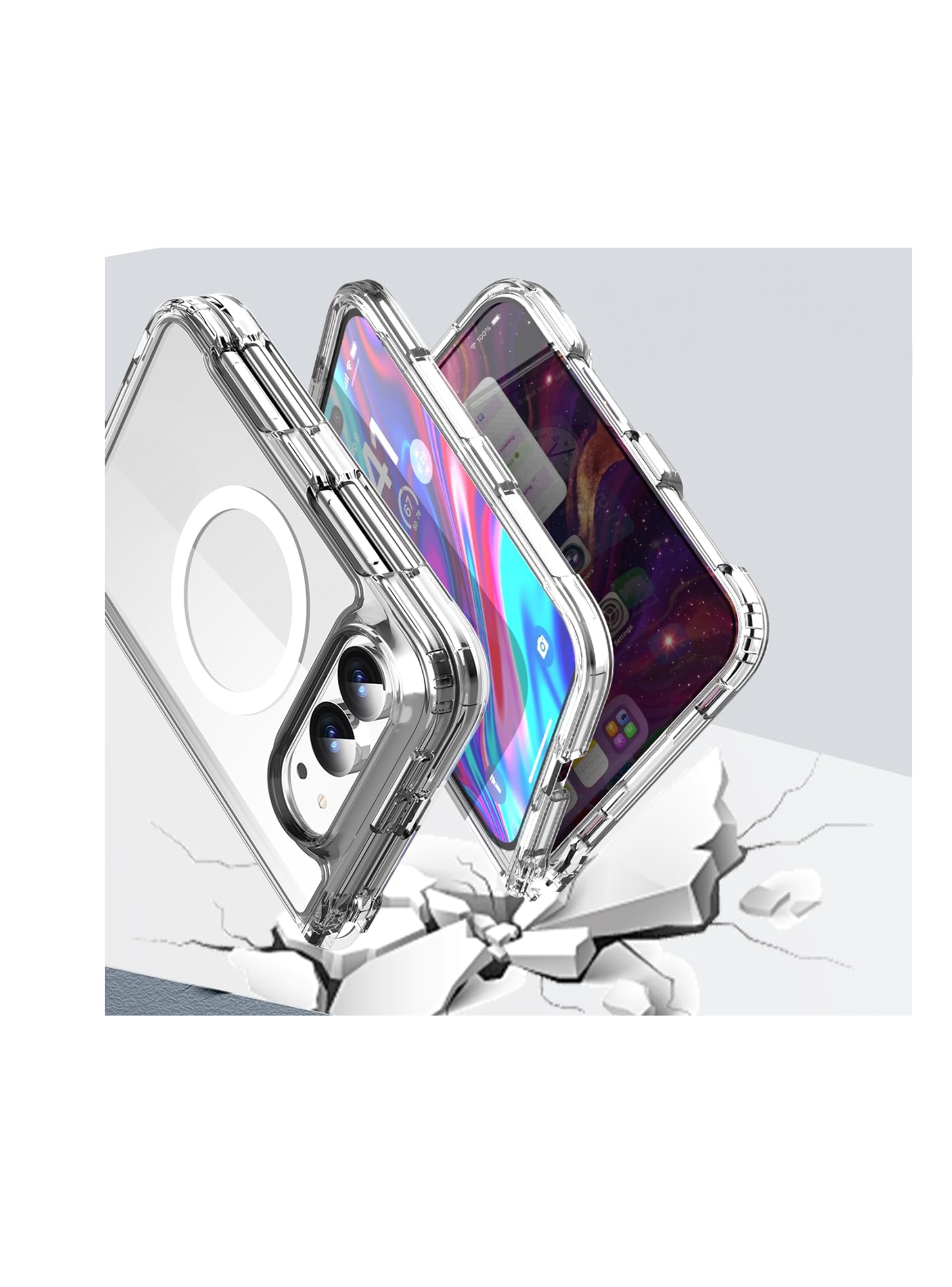 Carcasa Compatible Con Magsafe Para iPhone Duo-1