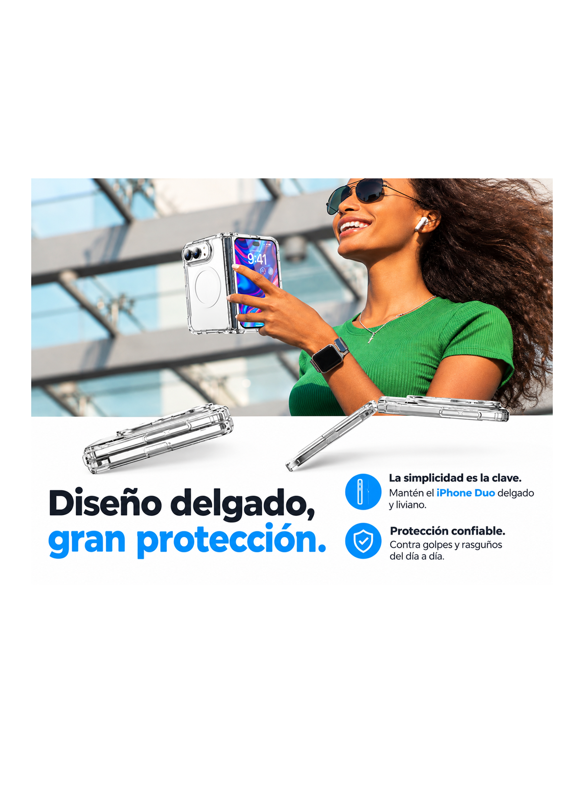 Carcasa Compatible Con Magsafe Para iPhone Duo-5