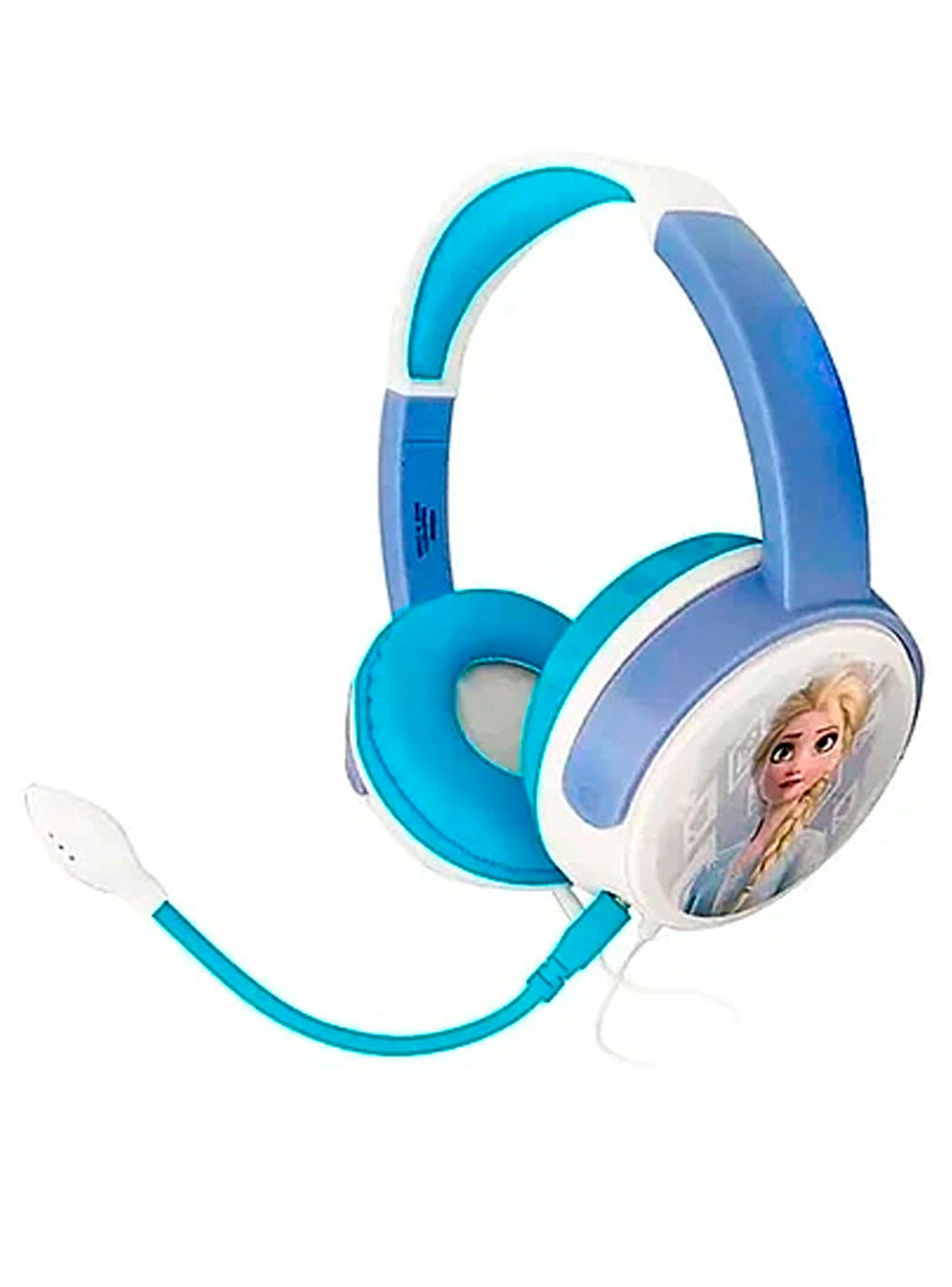 Audiófonos Con Cable Temático Frozen Micrófono Desmontable-3