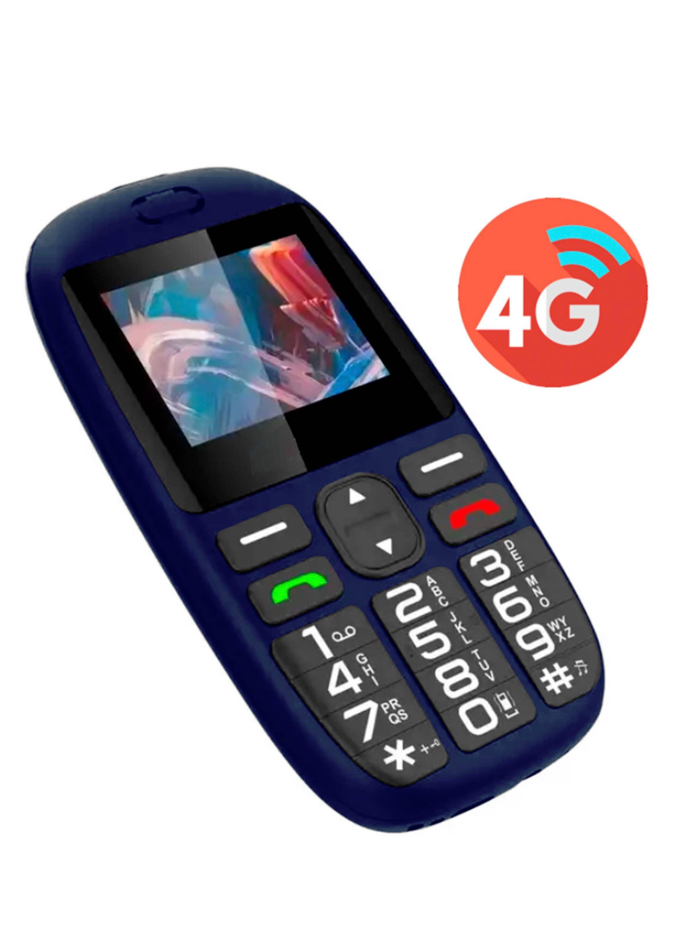 Telefono Celular Adulto Mayor 4G 1.77" Color Tecnolab Azul-6