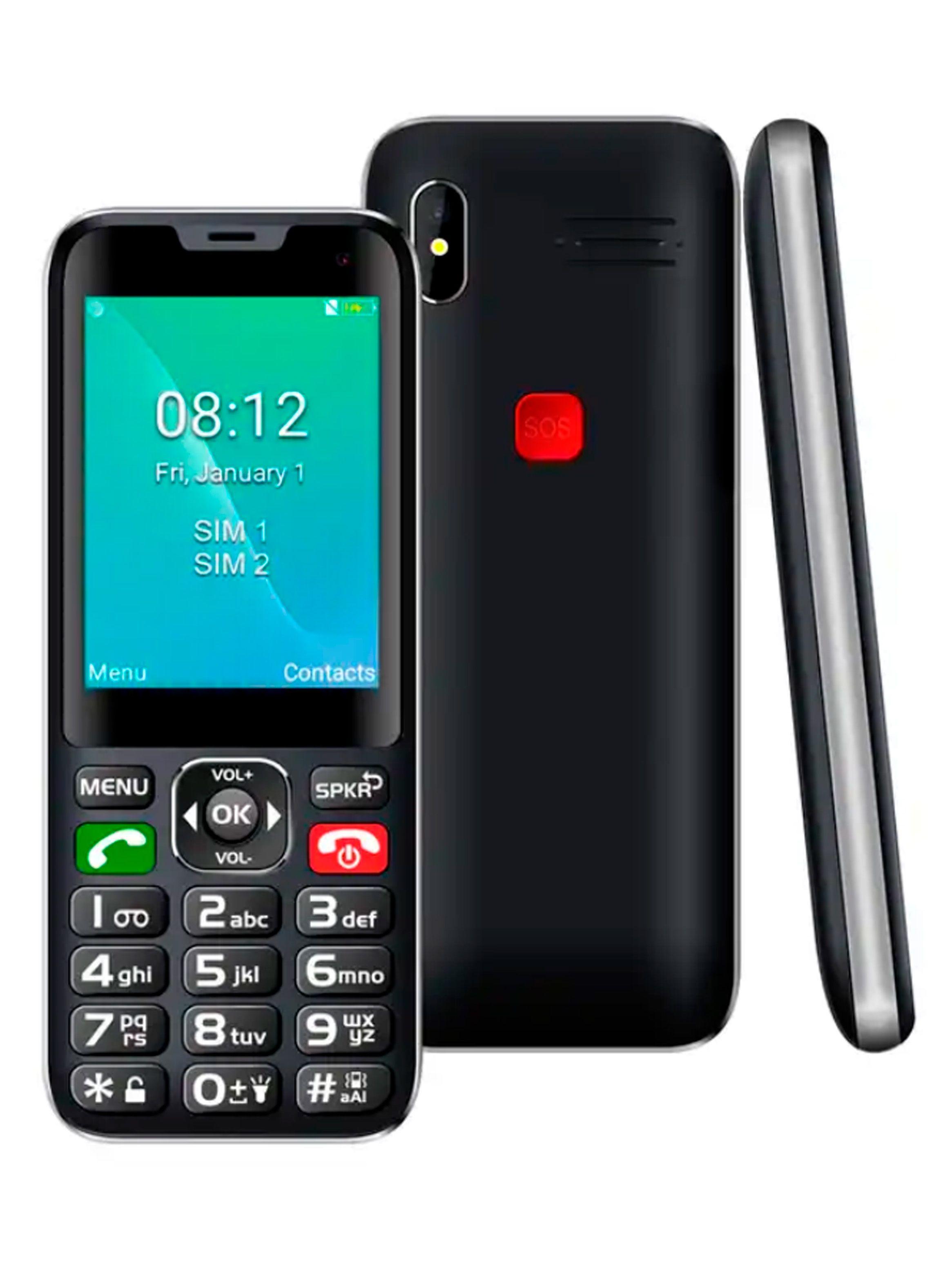 Telefono Celular Adulto Mayor 4G 2.8" Color Tecnolab Negro-2