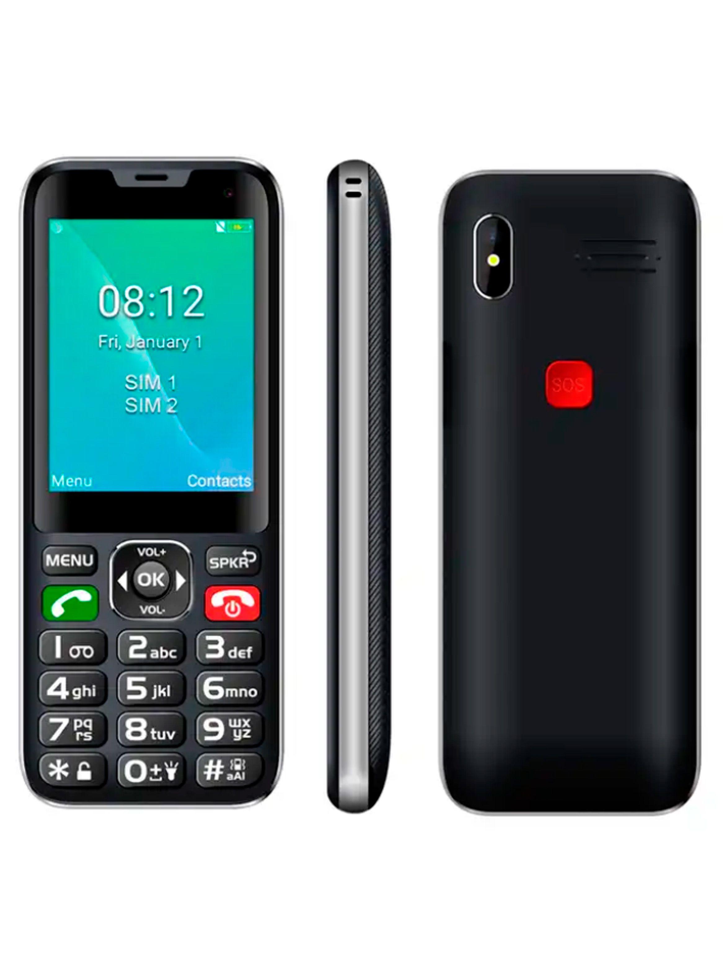 Telefono Celular Adulto Mayor 4G 2.8" Color Tecnolab Negro-3