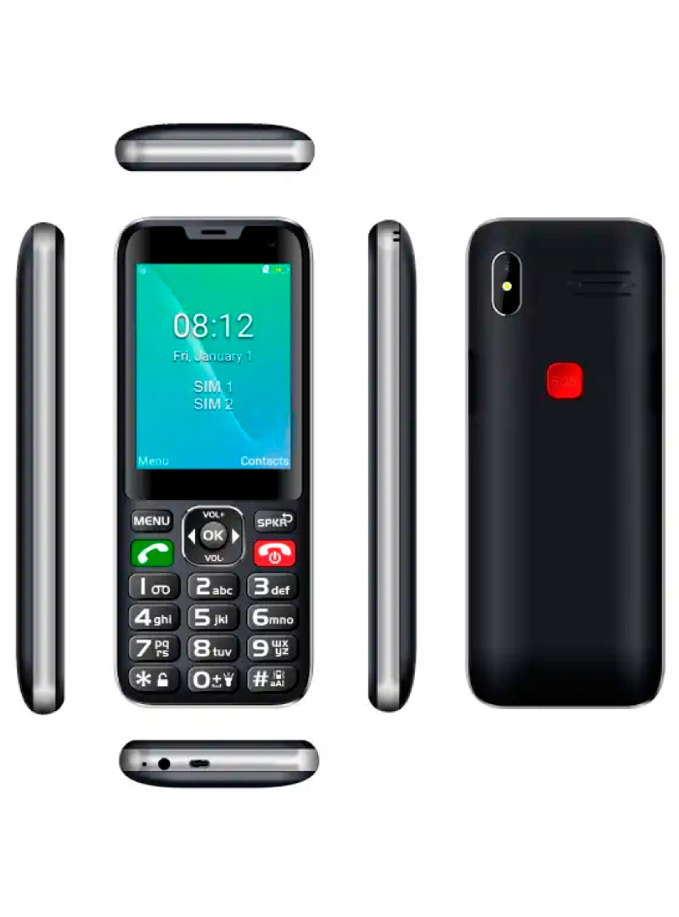 Telefono Celular Adulto Mayor 4G 2.8" Color Tecnolab Negro-4