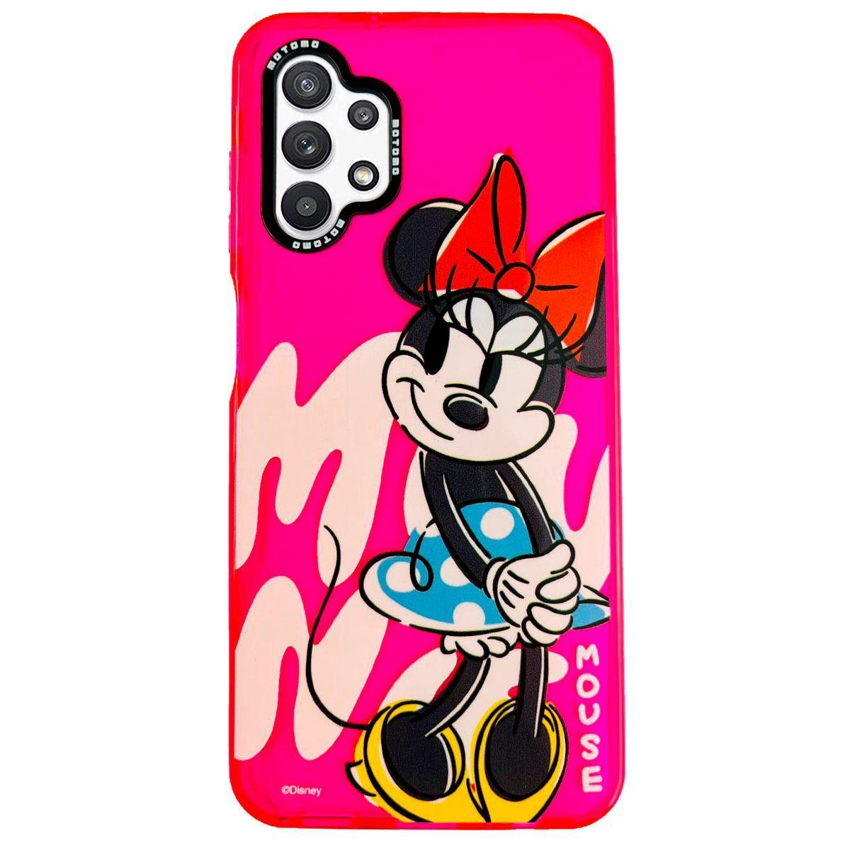 Carcasa Para Samsung A03 Diseño Disney Minnie Fucsia-0