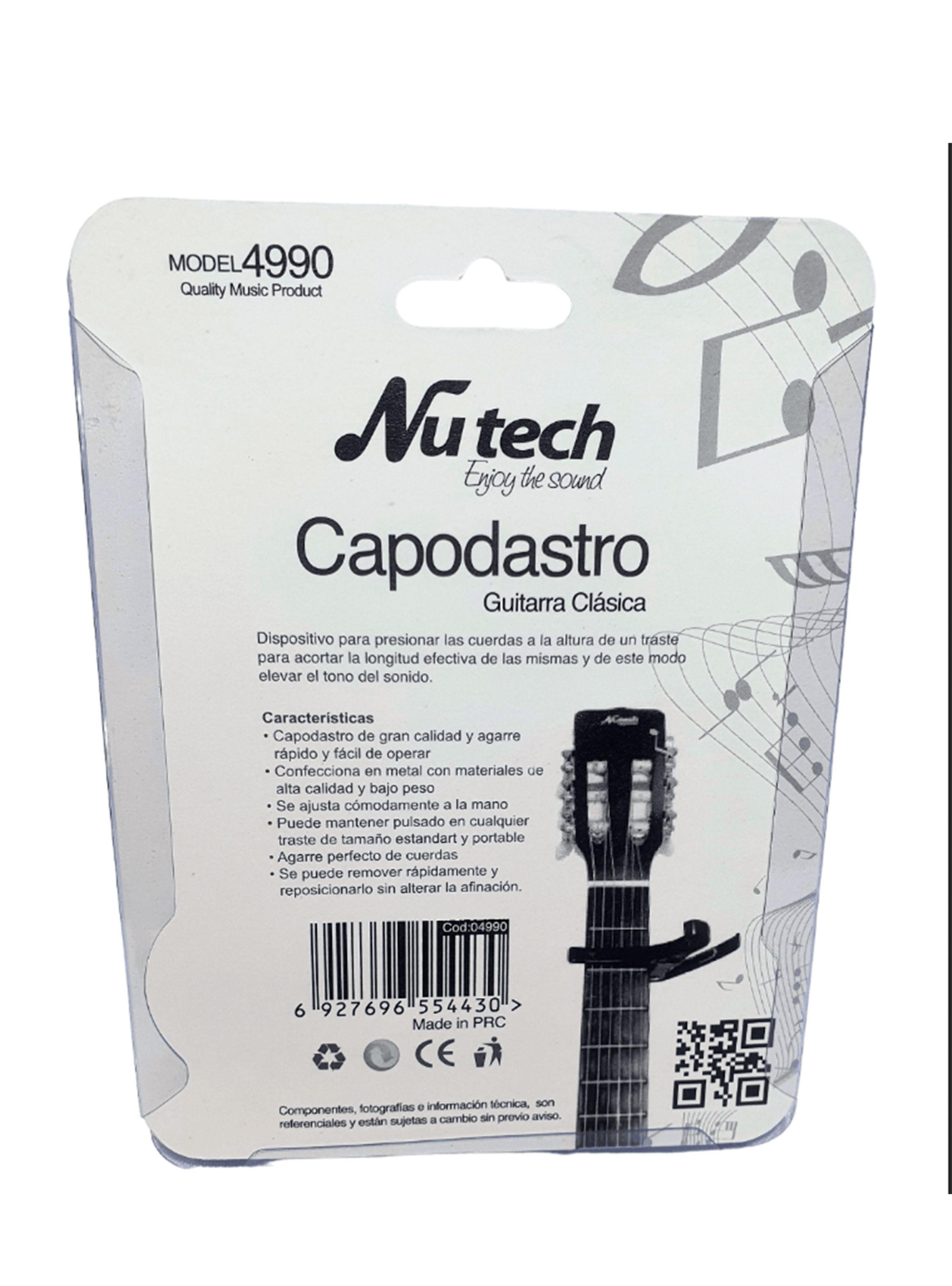 Capodastro Nutech Para Guitarra Clasica-2
