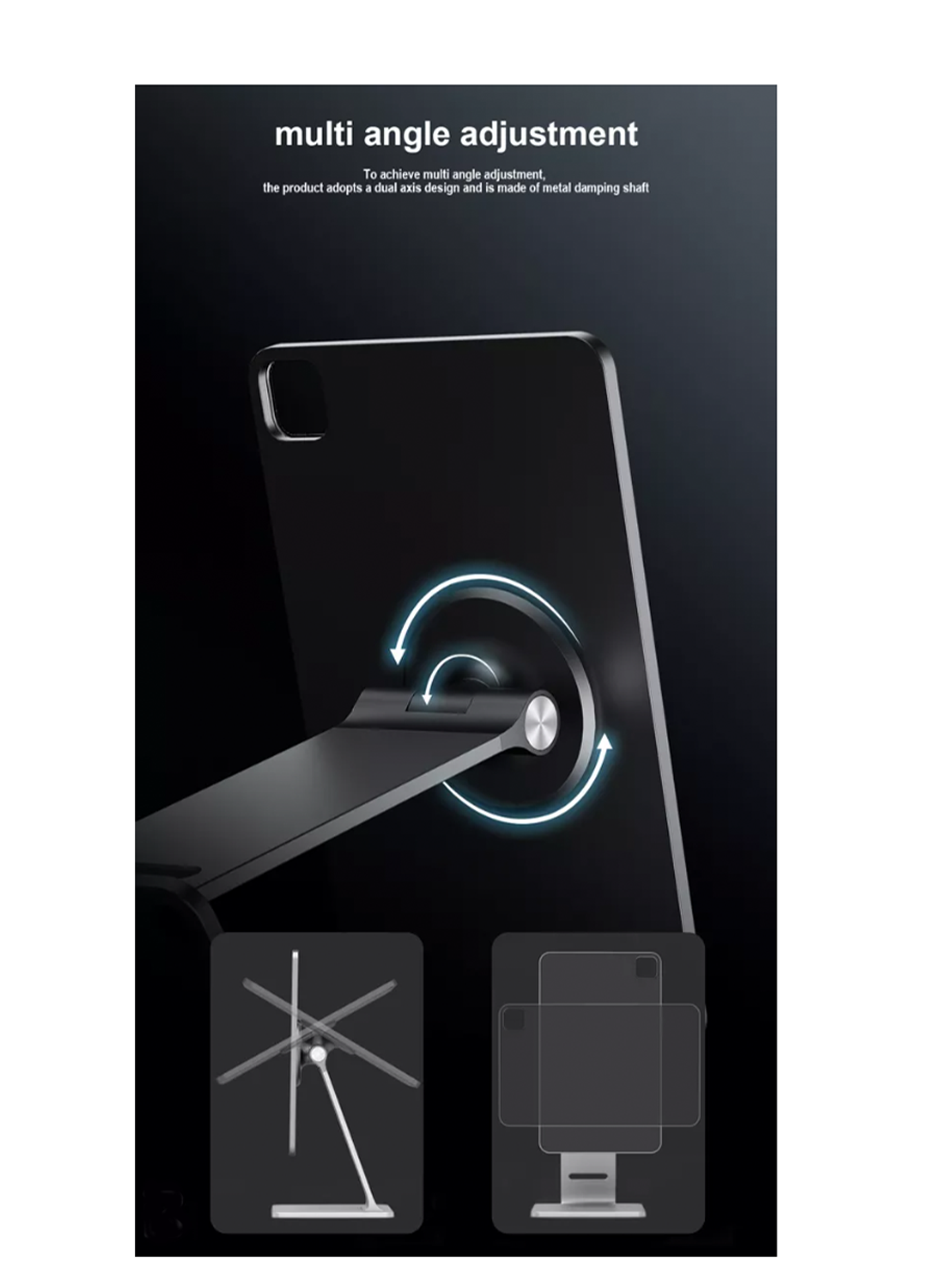 Soporte Magnético MagStand para iPad Pro 13 M4 2024 M3 2025-6