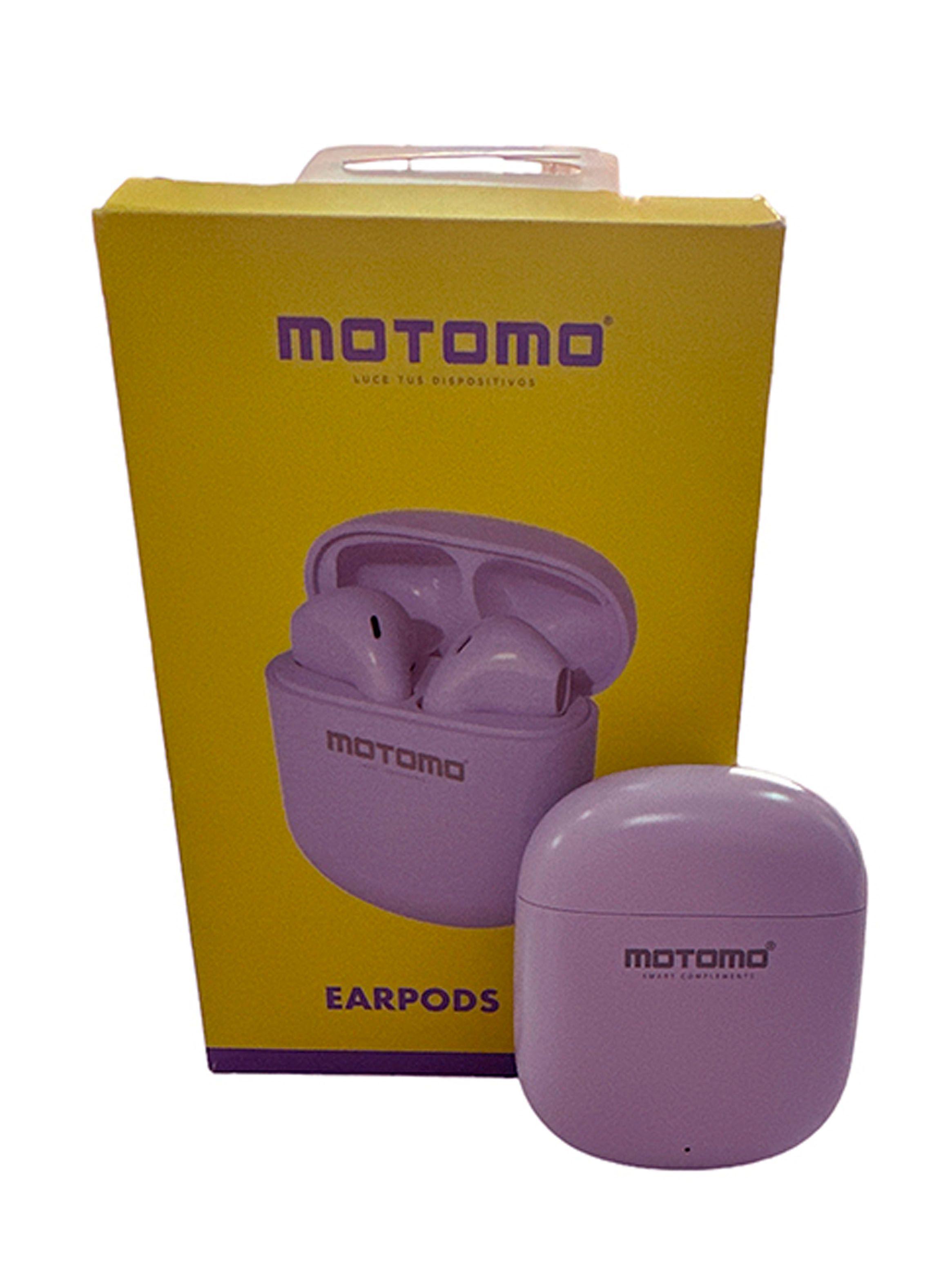 Audifonos Inalámbricos Bluetooth Tipo AirPods Lila-3