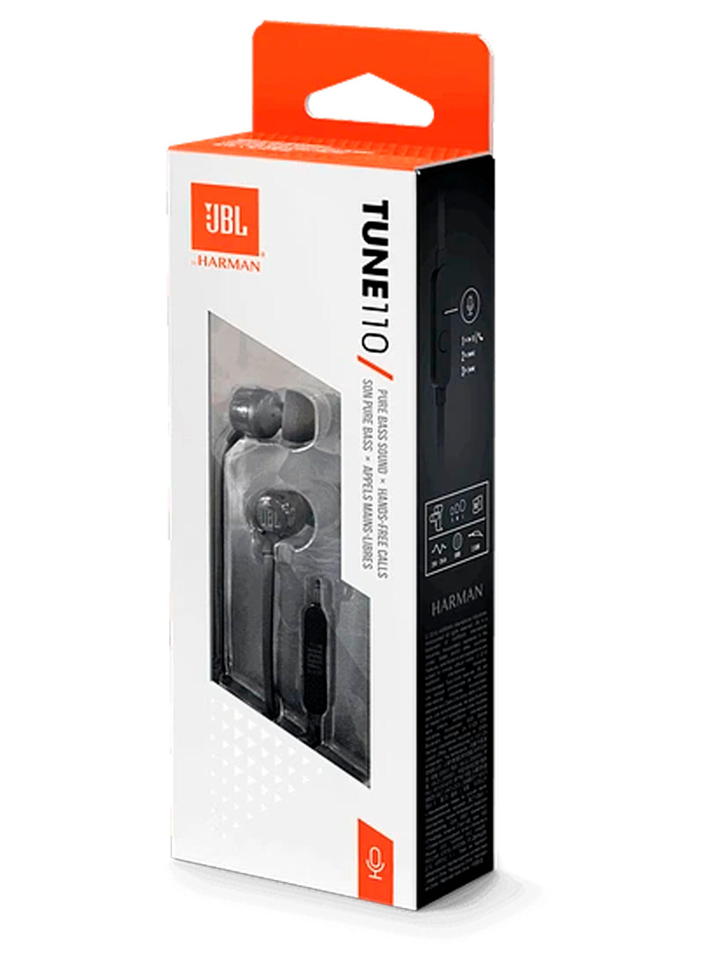 Audifonos Manos Libres Conexion 3.5mm JBL Tune 110 Negro-3
