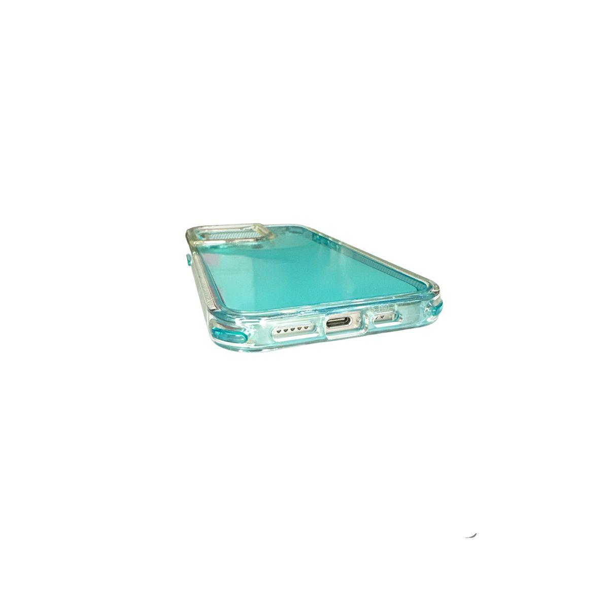 Carcasa Antigolpes Space Para iPhone 15 Pro max Celeste-2