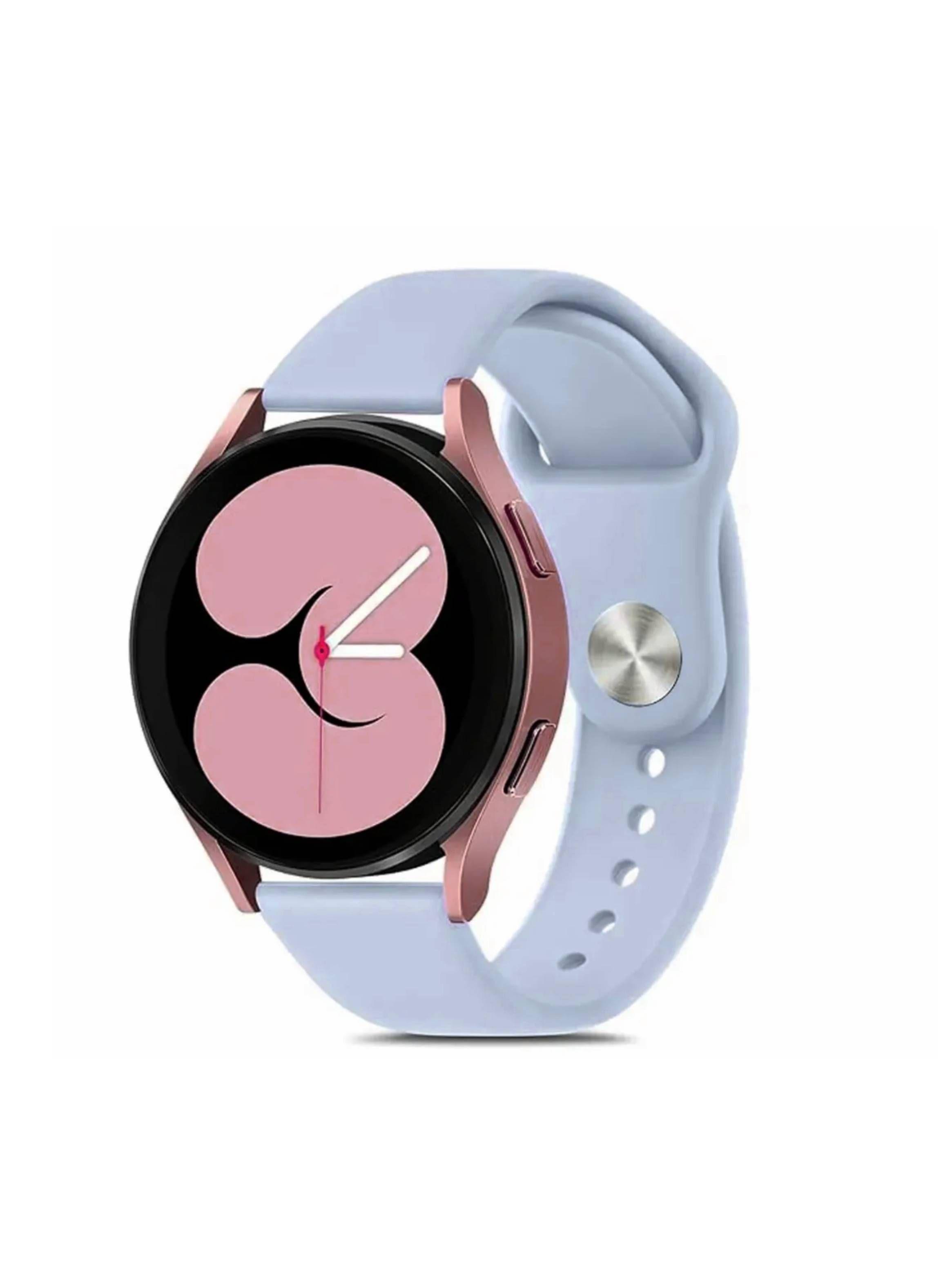 Correa Goma Compatible Con Samsung Galaxy Watch 22mm Colores-0