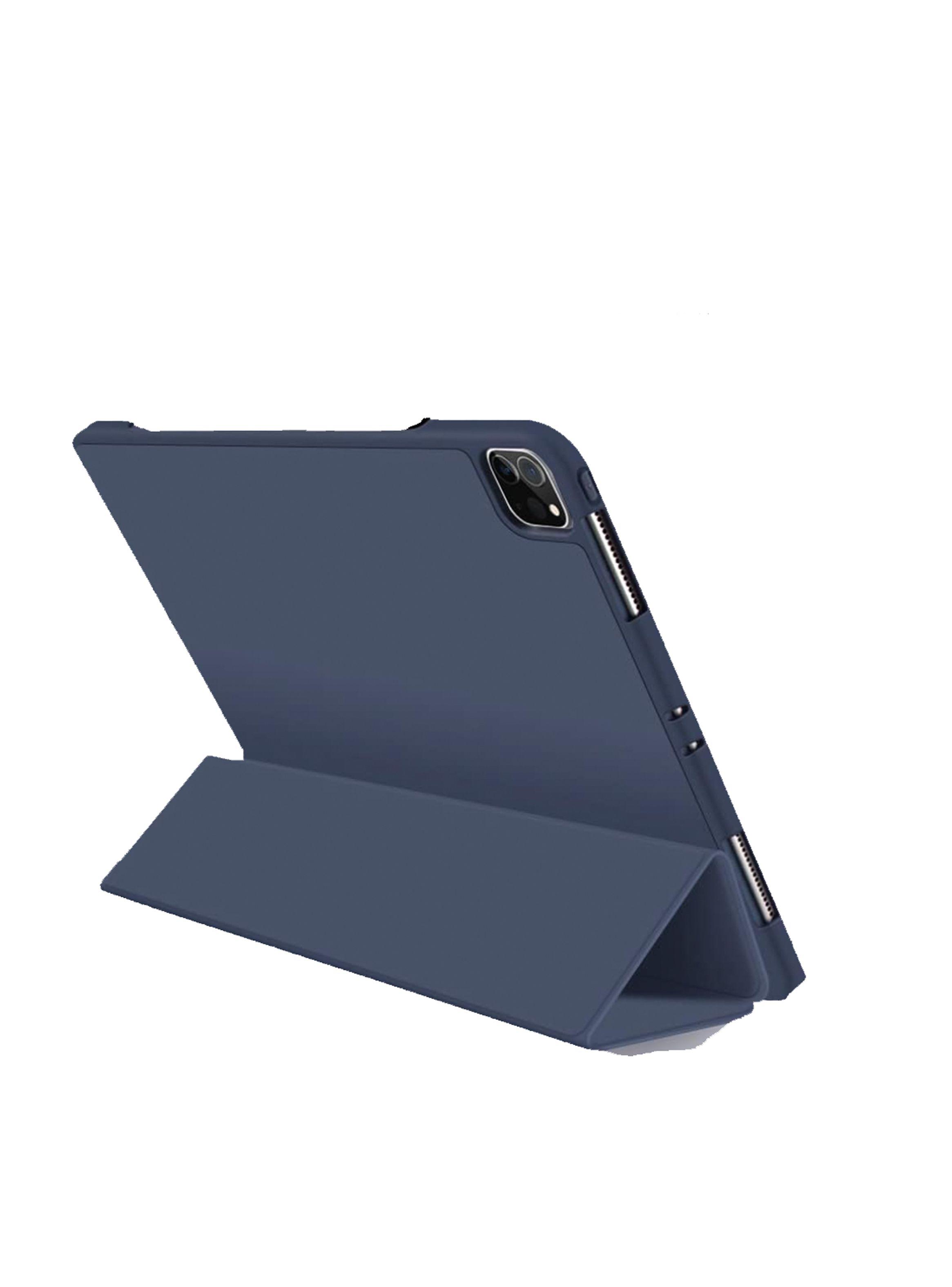 Funda Con Lamina Sensación de Papel Para iPad 12.9 Azul-2