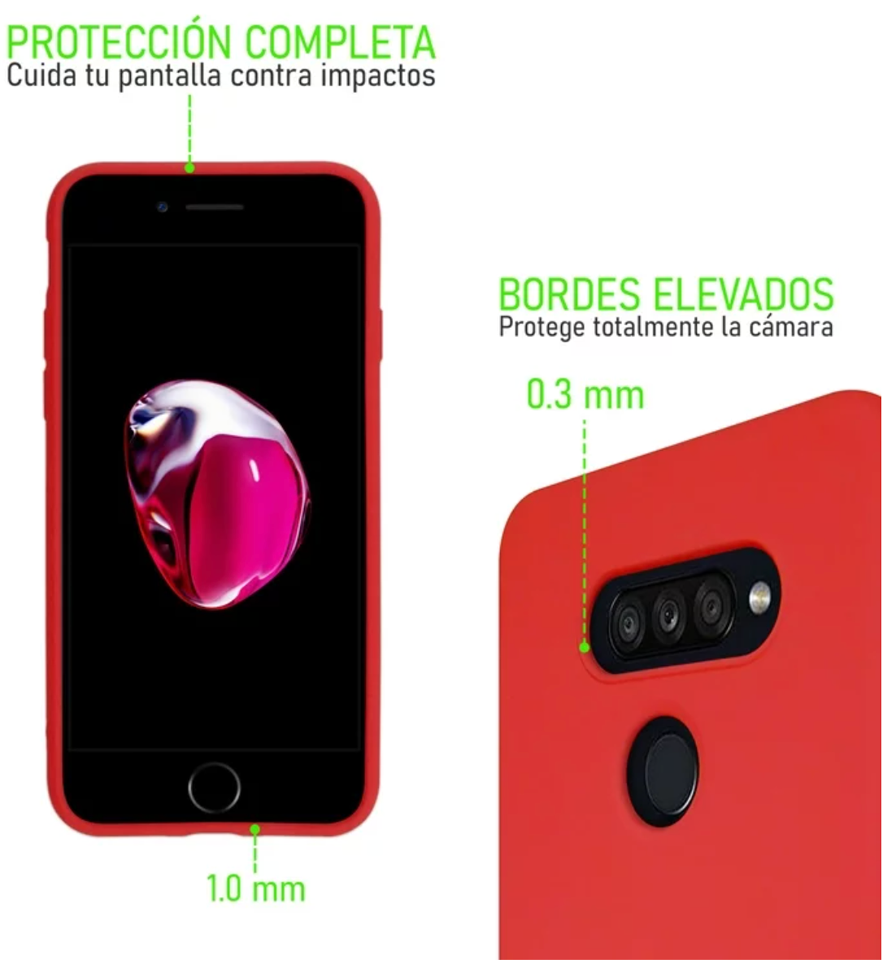Carcasa Para Vivo Y15s Goma Fucsia-3