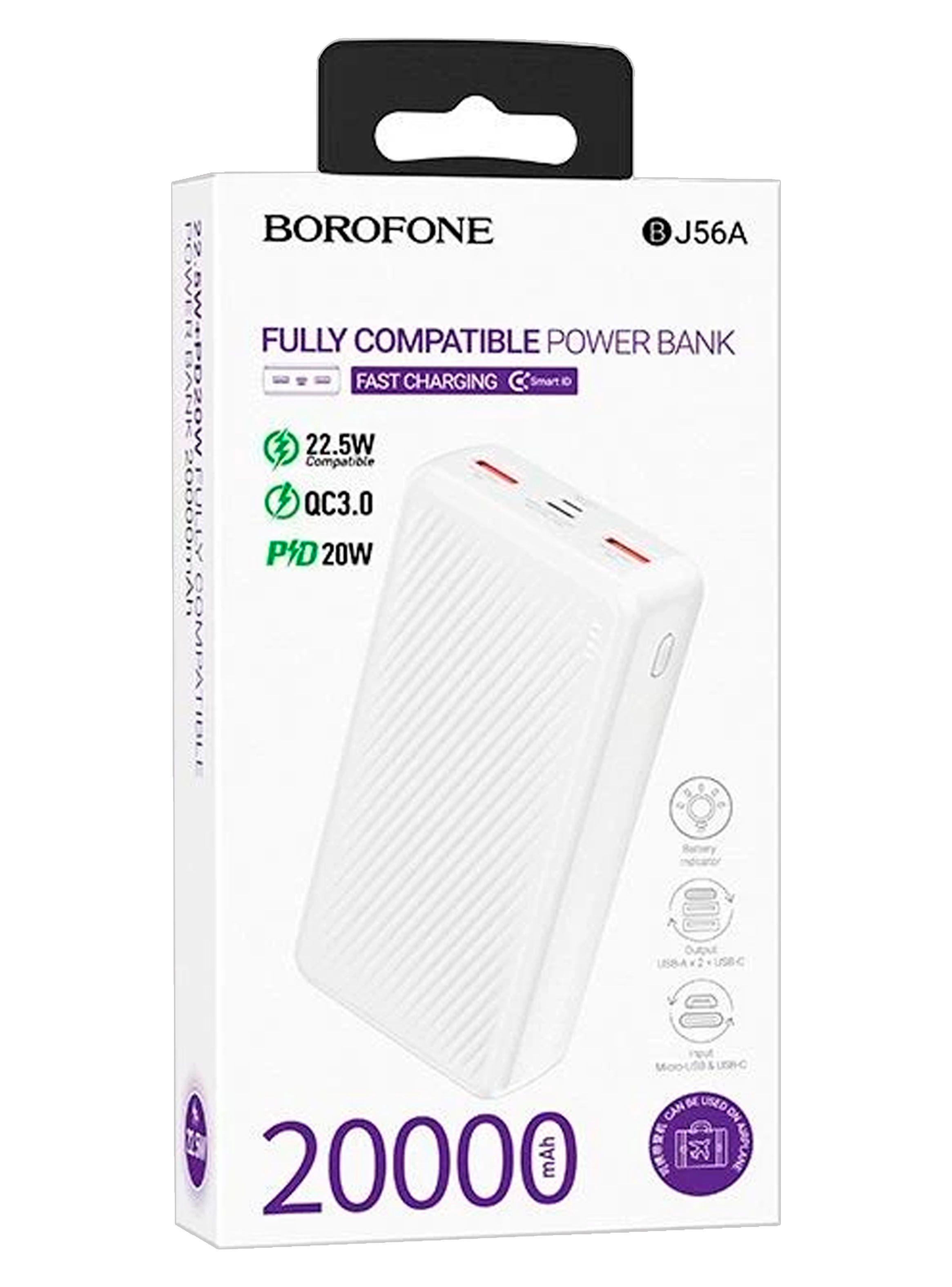 Bateria Externa Cargador Powerbank Borofone 20.000Mah BJ56A-3