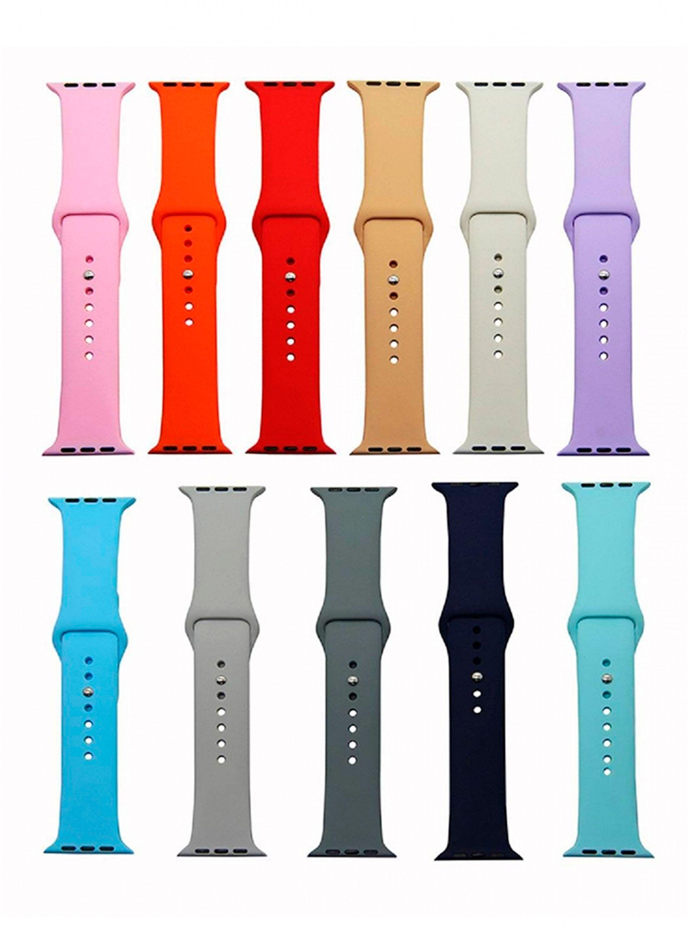 Correa Compatible Con Apple Watch 38mm 40mm 41mm Azul Oscuro-3