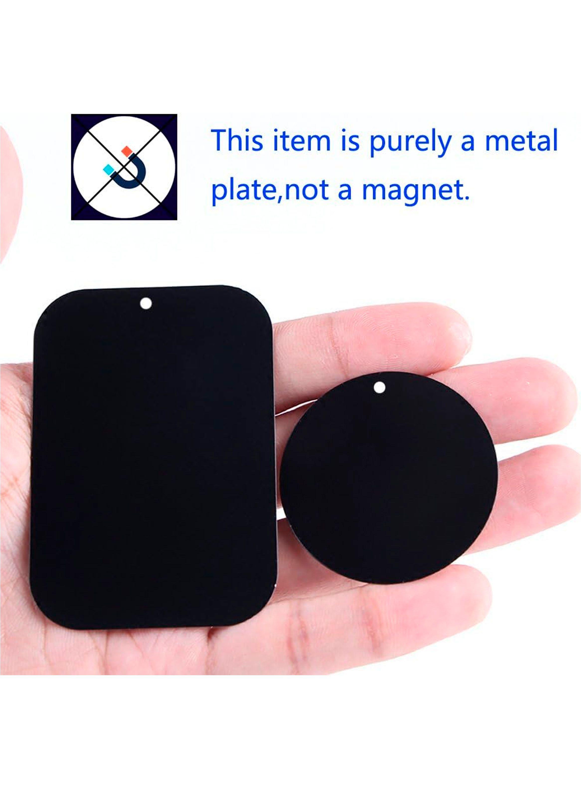 Placa De Metal Para Soporte Magnético De Teléfono. Imán-3