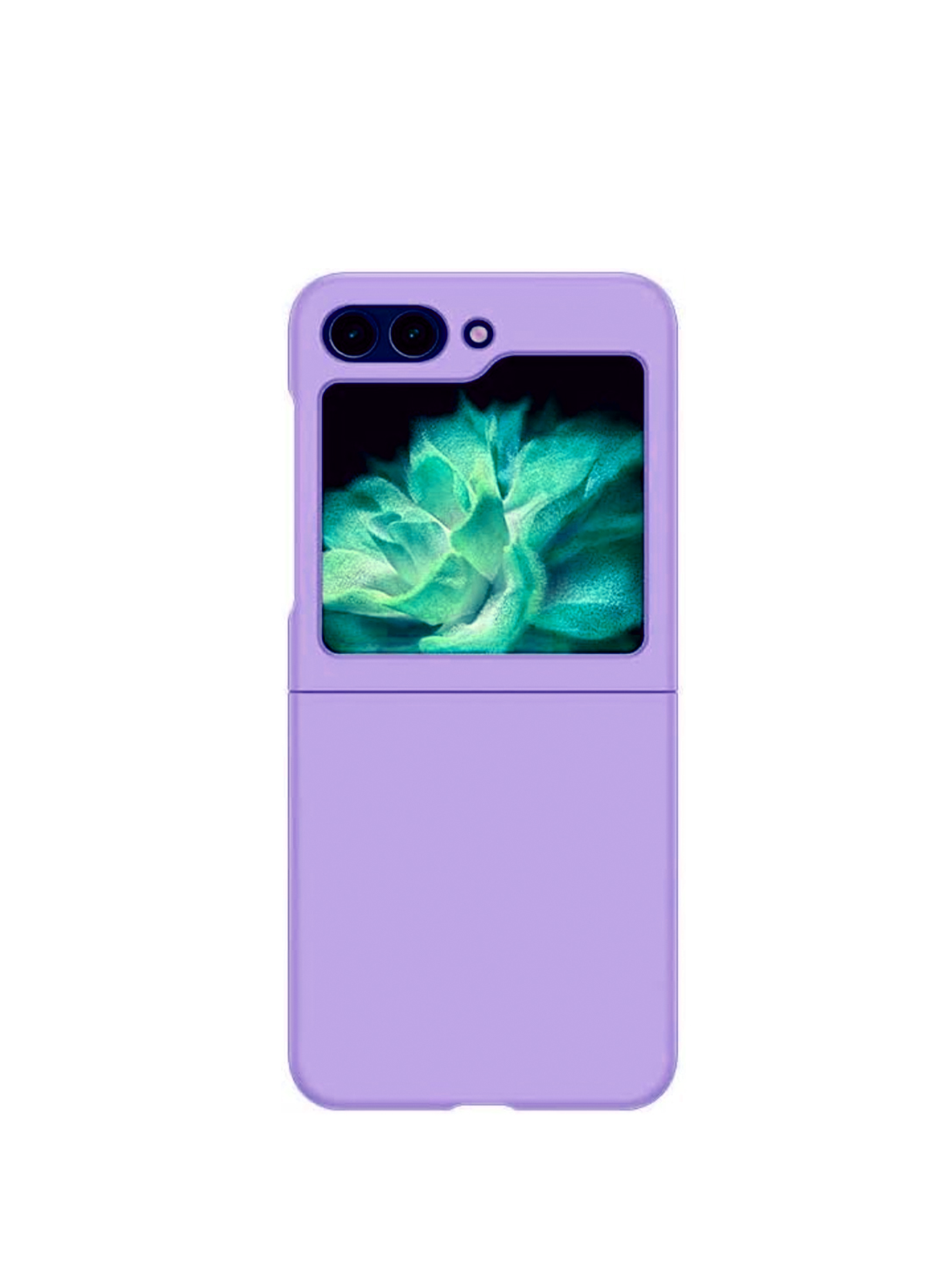 Carcasa Para Samsung Z Flip 5 Goma Lila-2