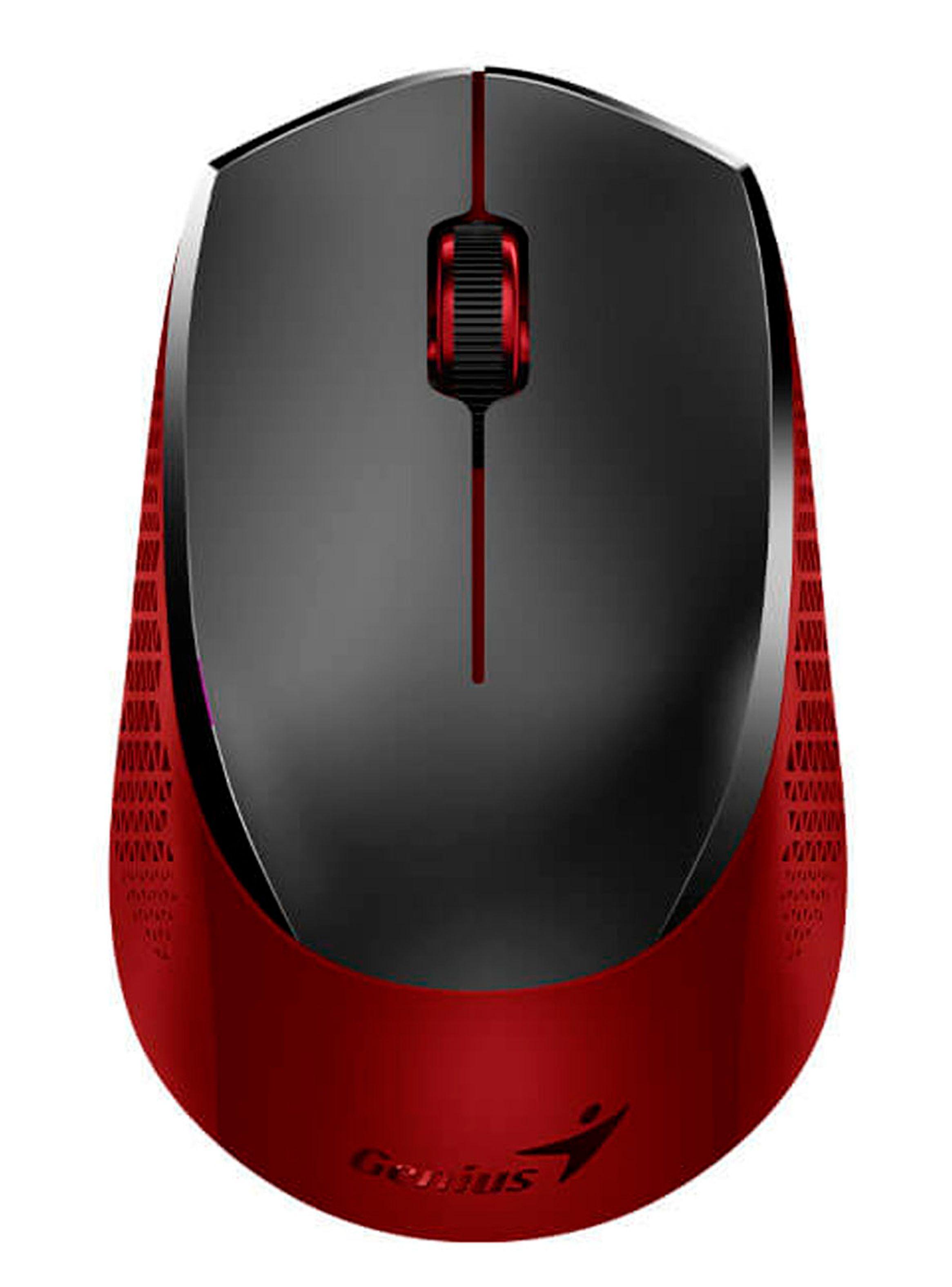 Mouse Optico Inalámbrico Genius NX-8000S Rojo-0