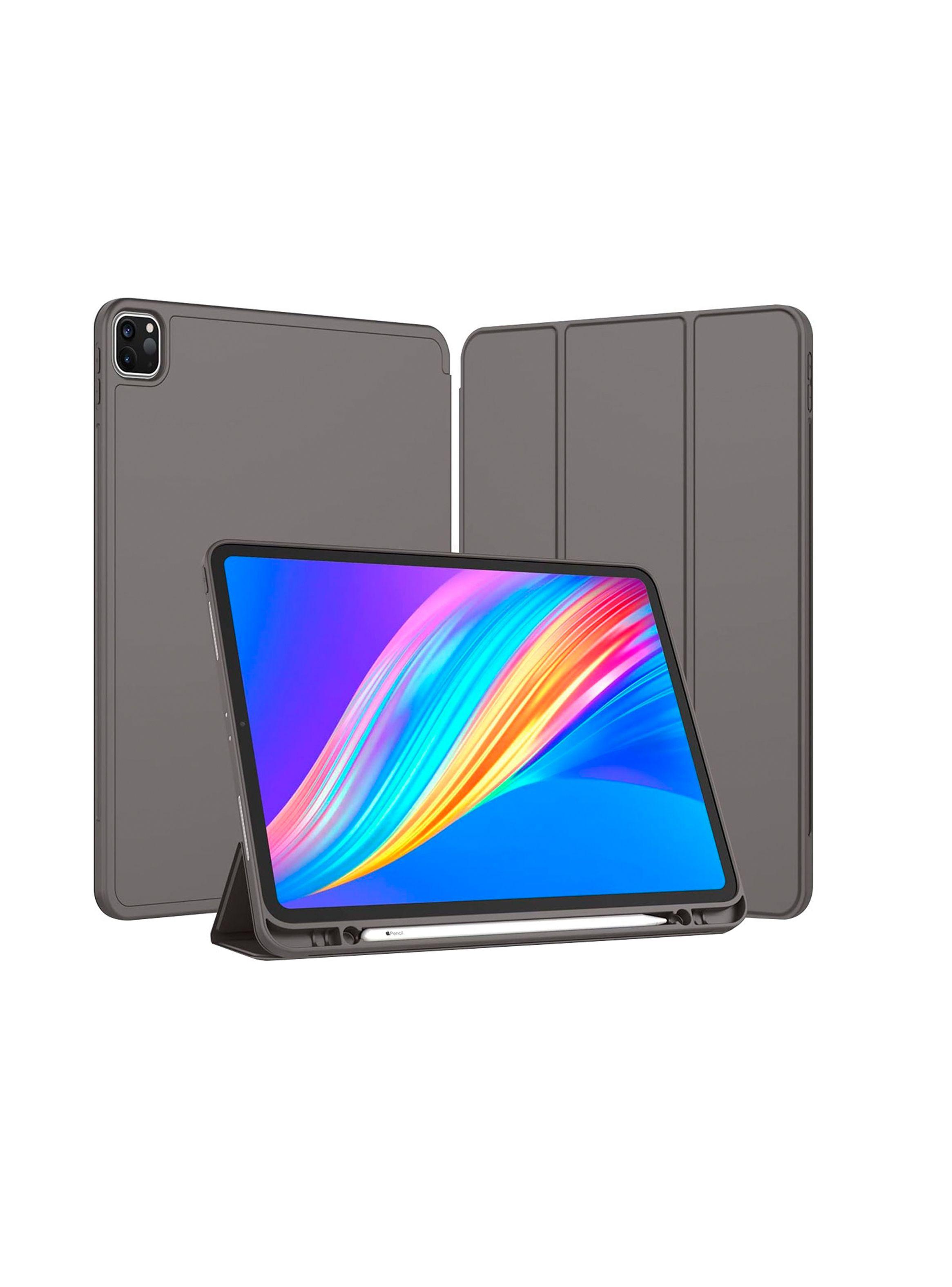 Funda SmartCover Para iPad 11 / iPad 11 Pro Con Ranura Gris-2