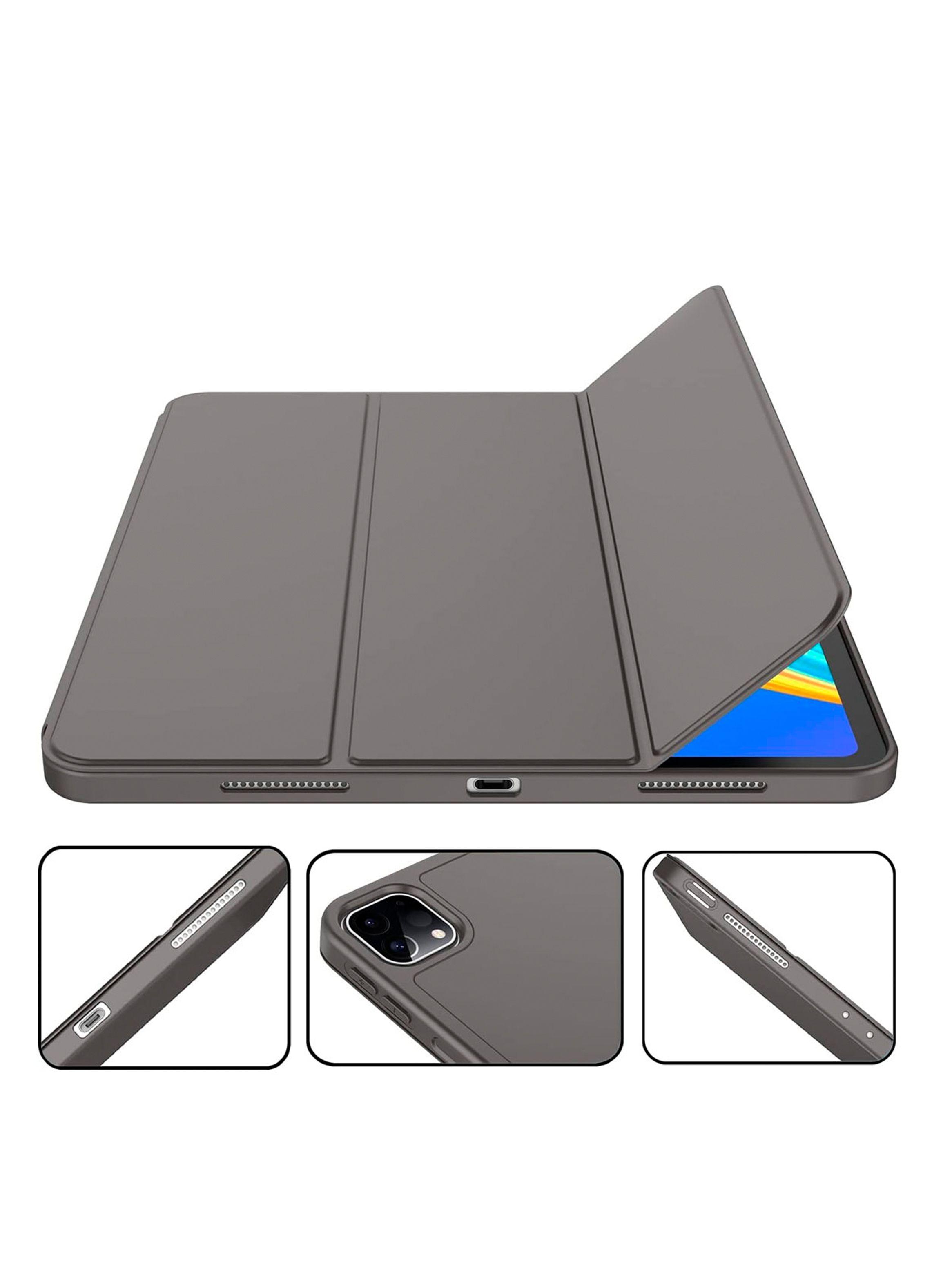 Funda SmartCover Para iPad 11 / iPad 11 Pro Con Ranura Gris-3
