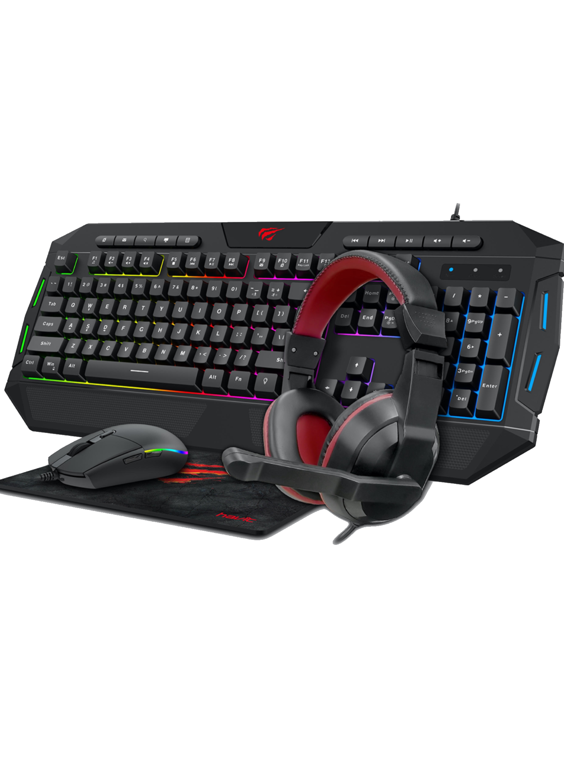 Combo Gamer Teclado Retroilu Mouse Teclado Audifonos KB1-4