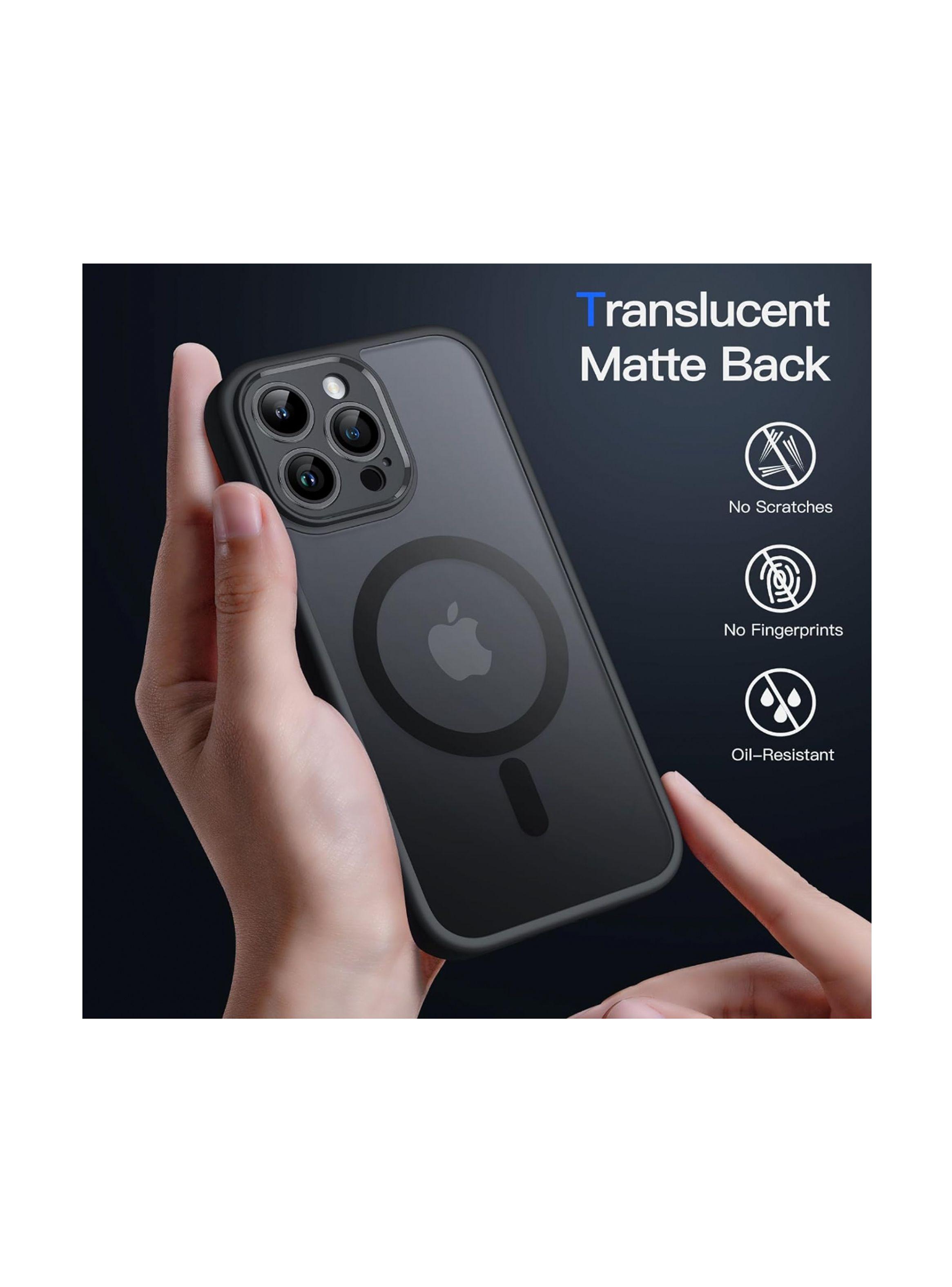 Carcasa Para iPhone 15 Mate Magsafe Azul-1