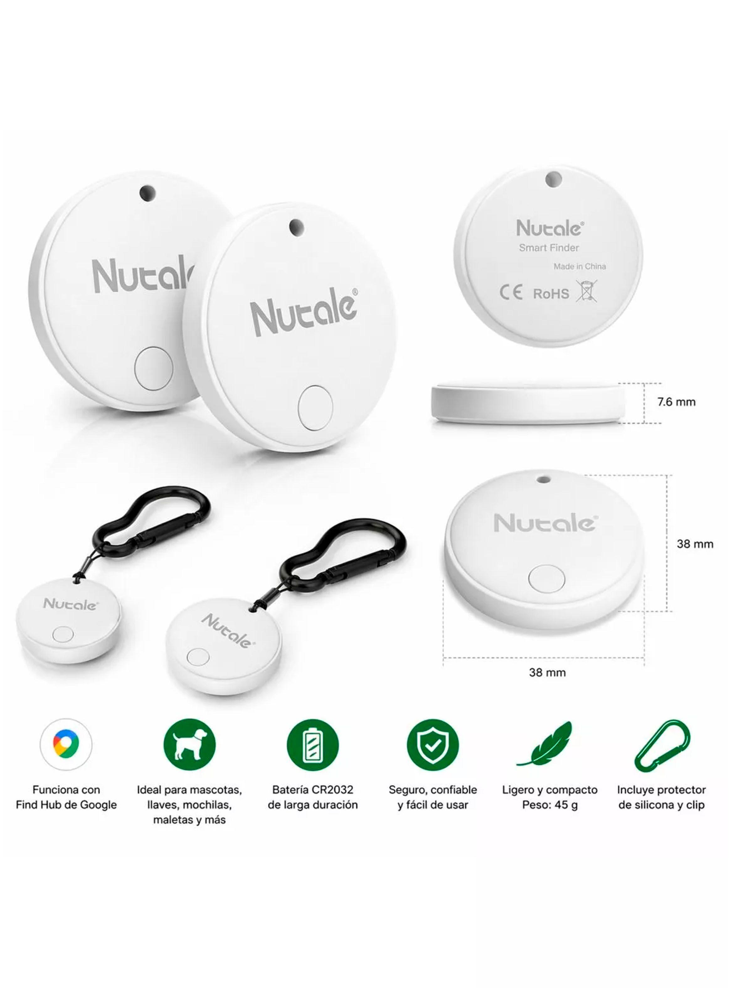 Localizador Kit Doble FindHub Nutale Rastreadores Con Fundas-3
