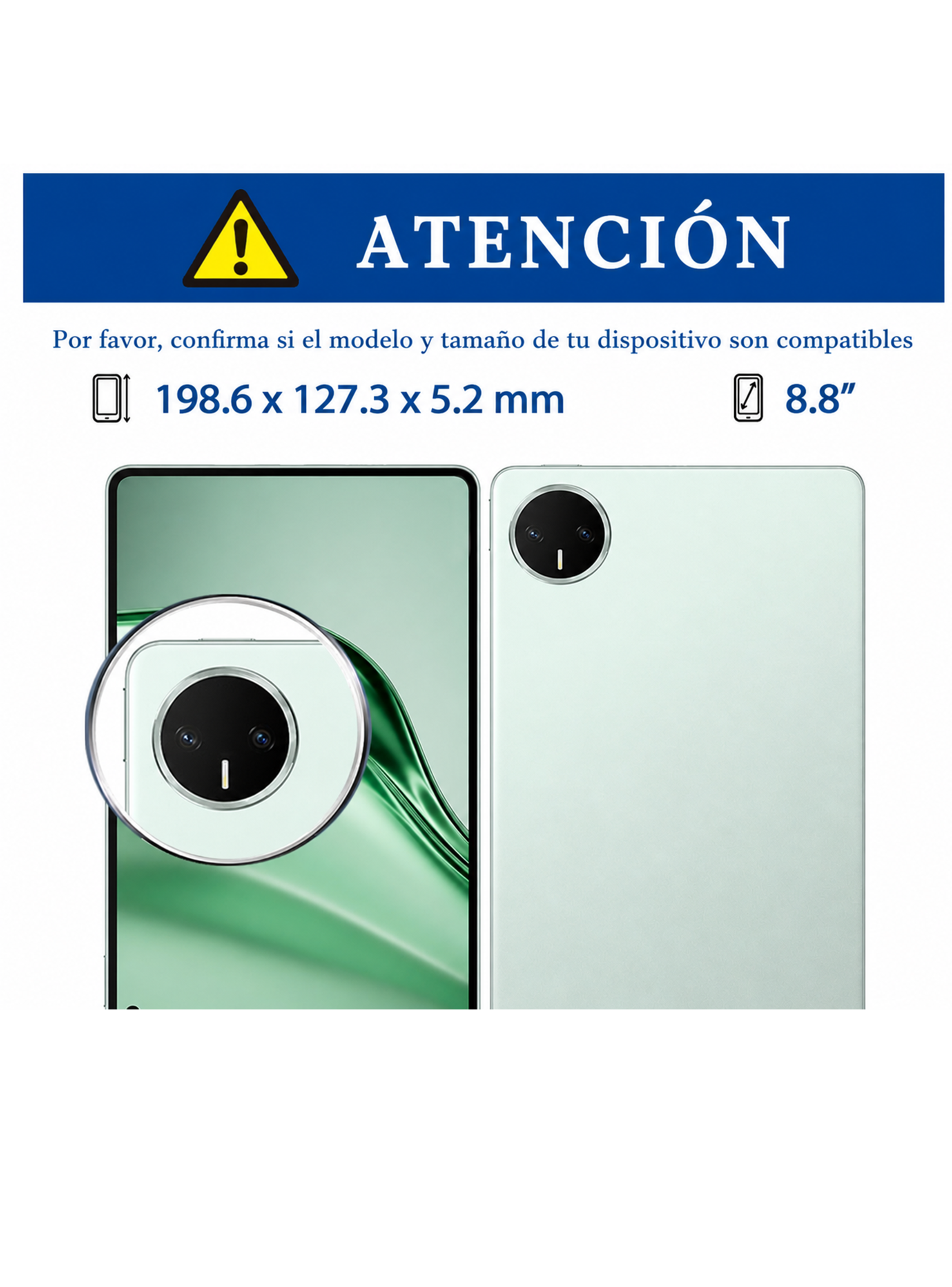 Mica Hidrogel Clear Para Tablet Huawei MatePad Mini 8"-4