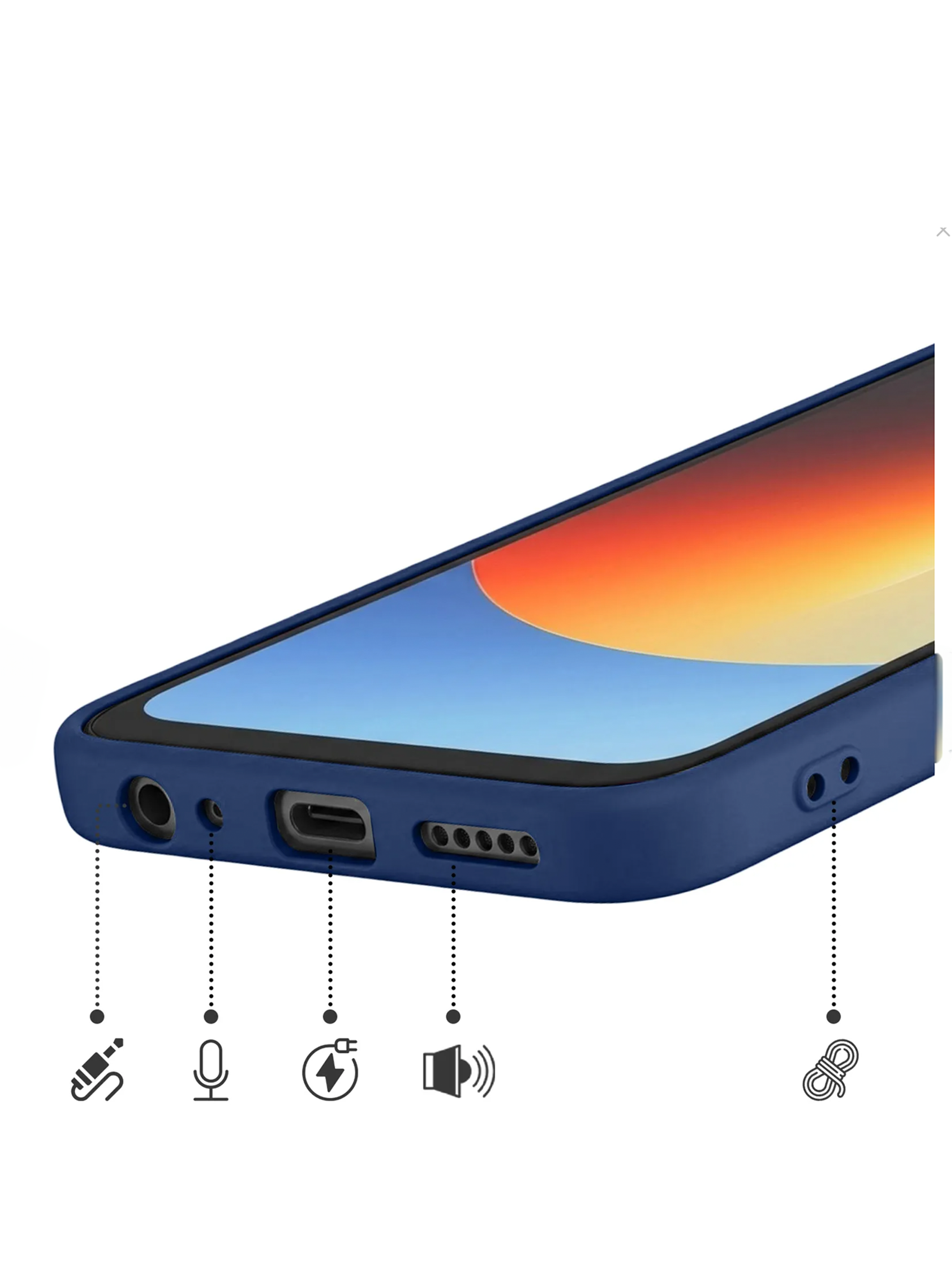 Carcasa Funda Goma Antigolpes Compatible Con  Xiaomi Redmi A7 Pro 4g-3