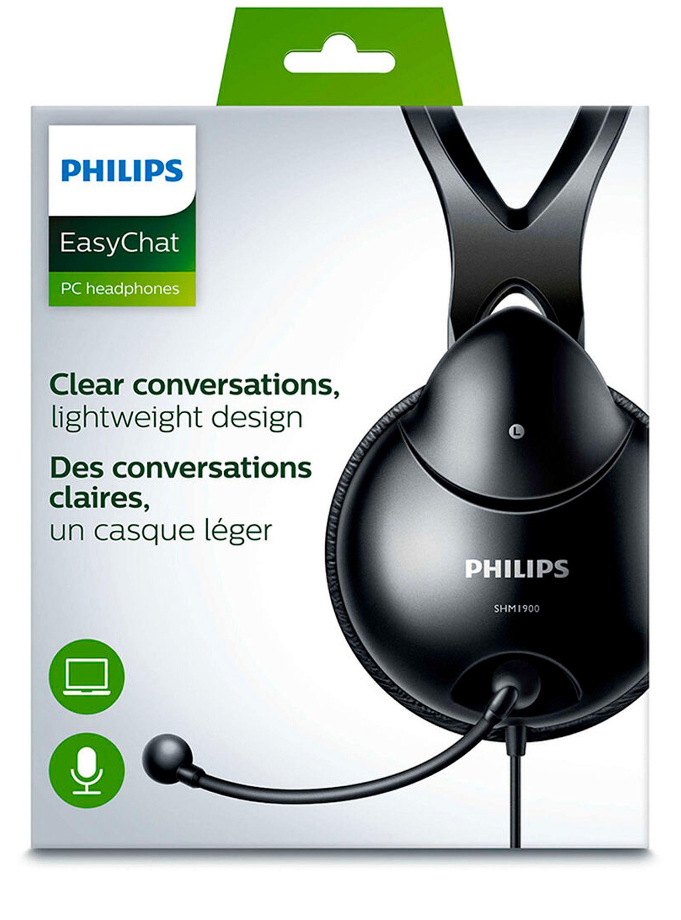 Audífonos Alambicó Microfono Philips SHM1900 negro-2