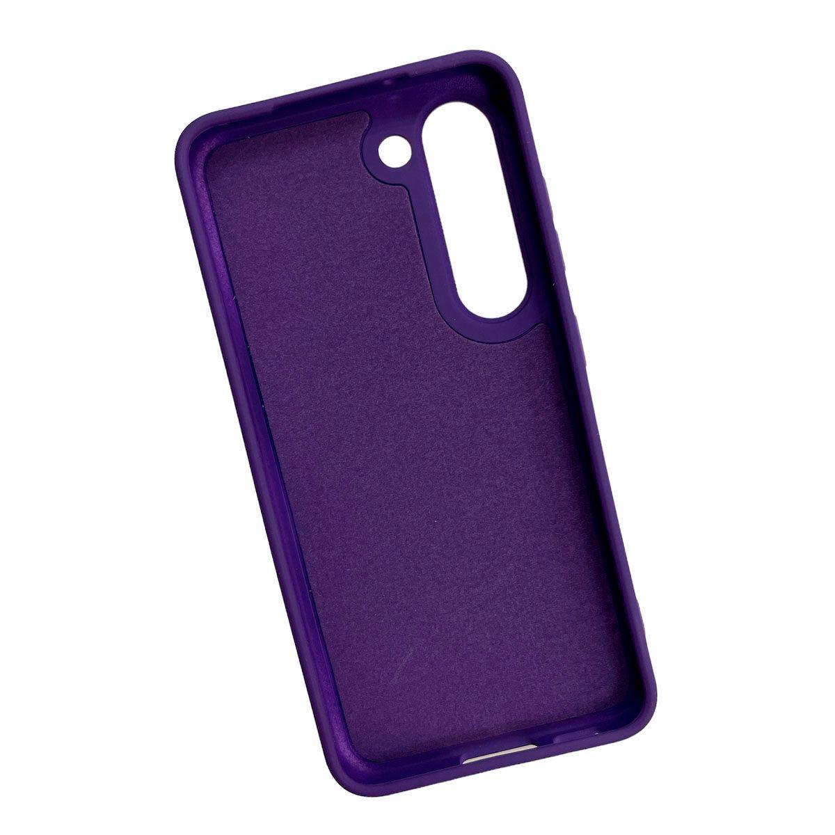 Carcasa Para Samsung S23 Plus Goma Morado-1