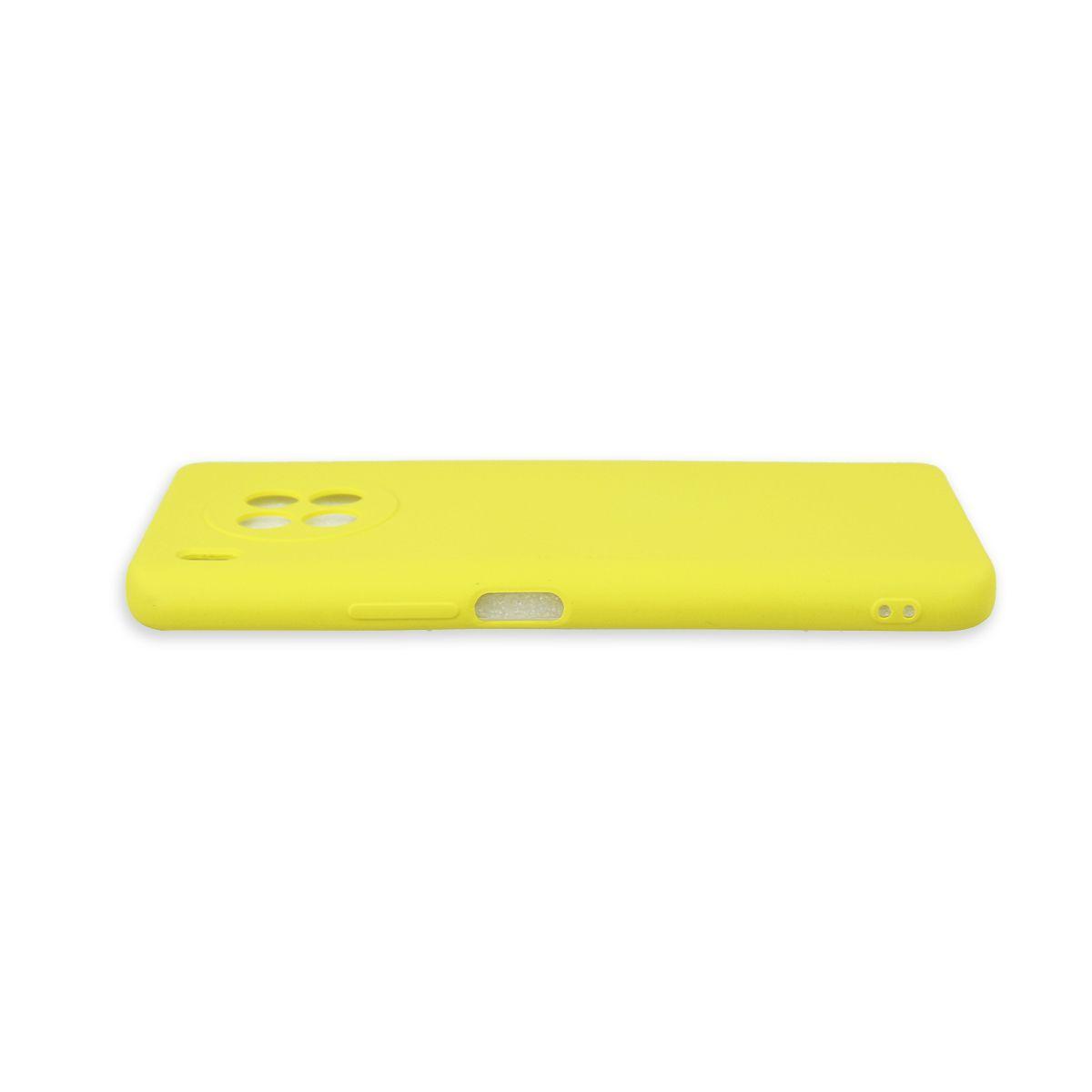 Carcasa Para Huawei Nova 8i Goma Amarillo-2