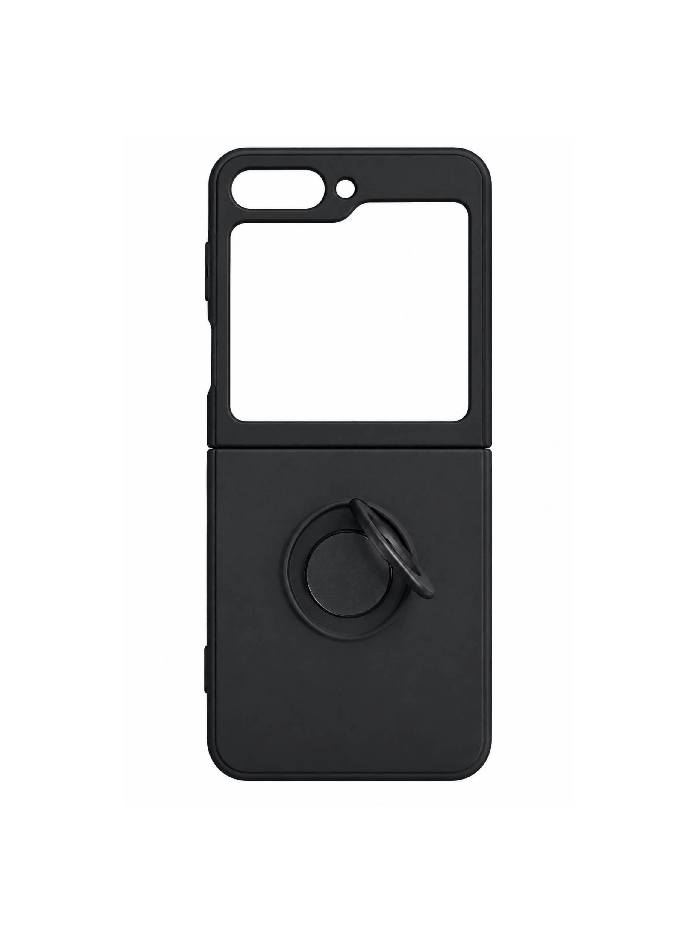 Carcasa Para Samsung Z Flip 5 Goma Negro-2