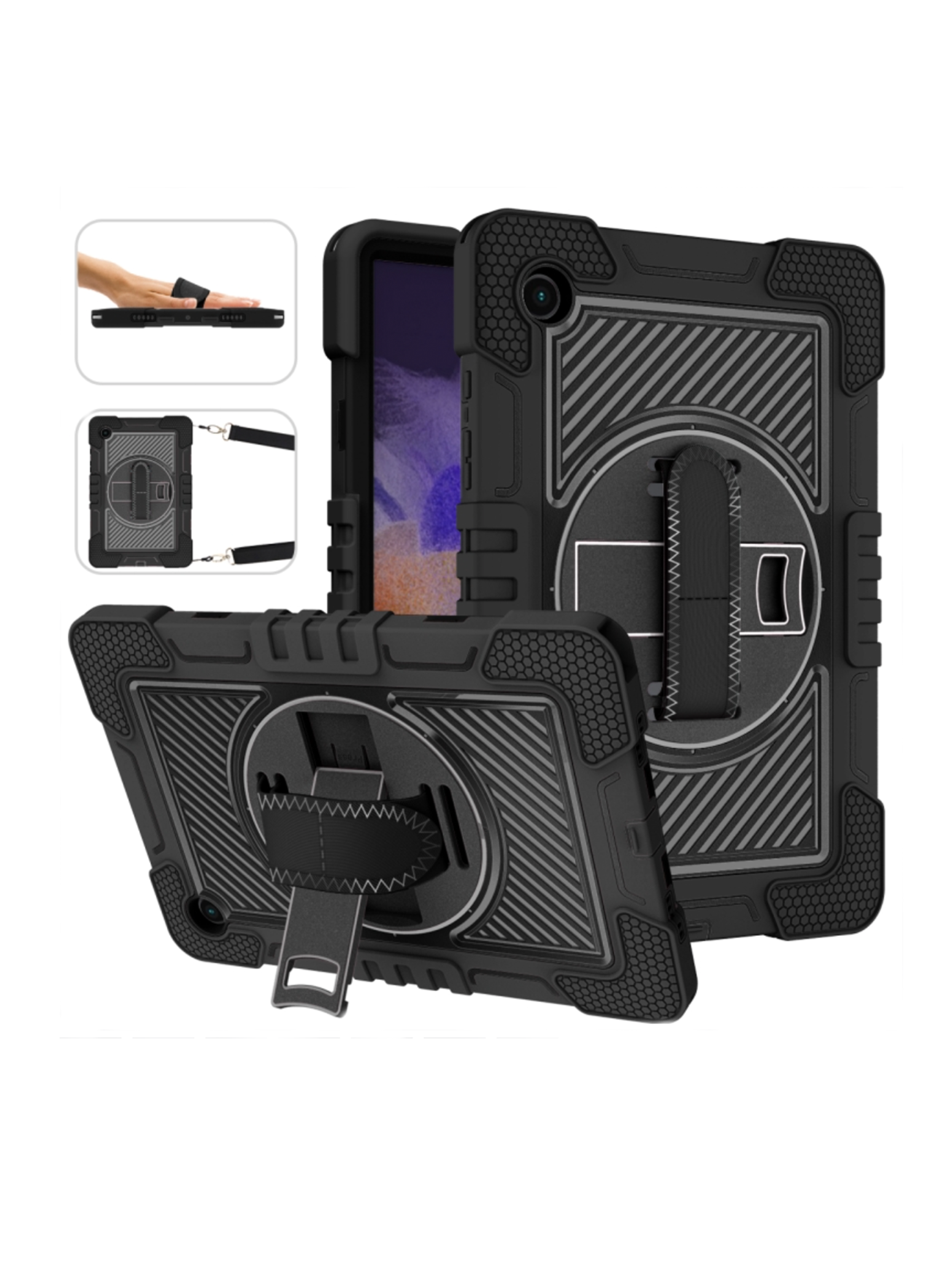 Funda Armadura 360 lami Vidrio Para Tablet Samsung A11 Plus-1