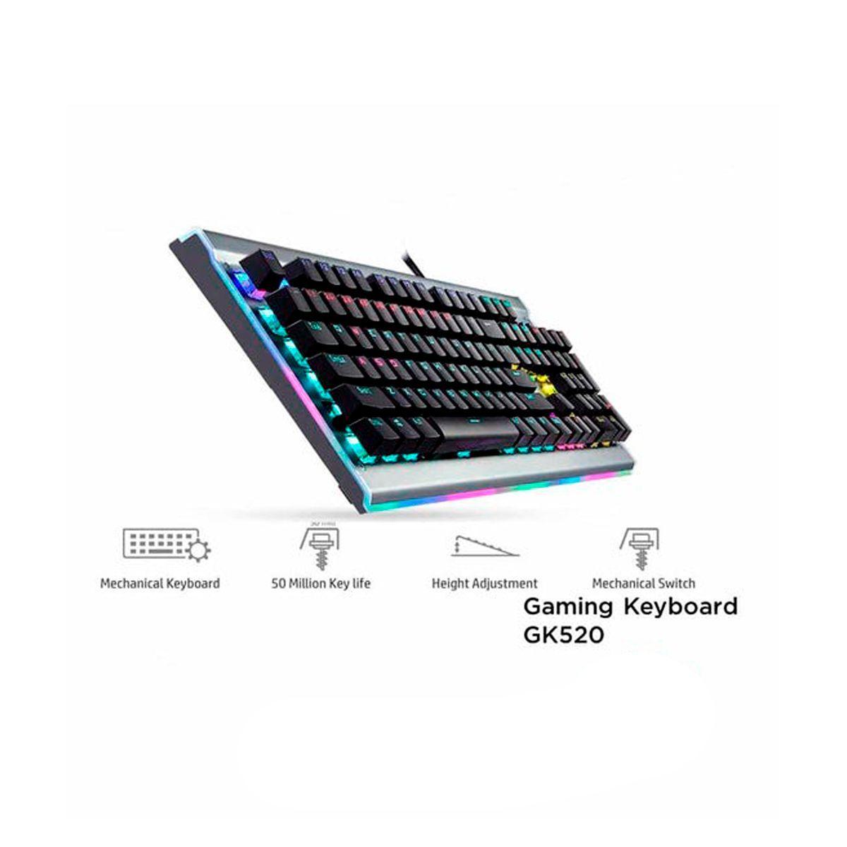 Teclado Gamer HP GK520 Mecanico-4