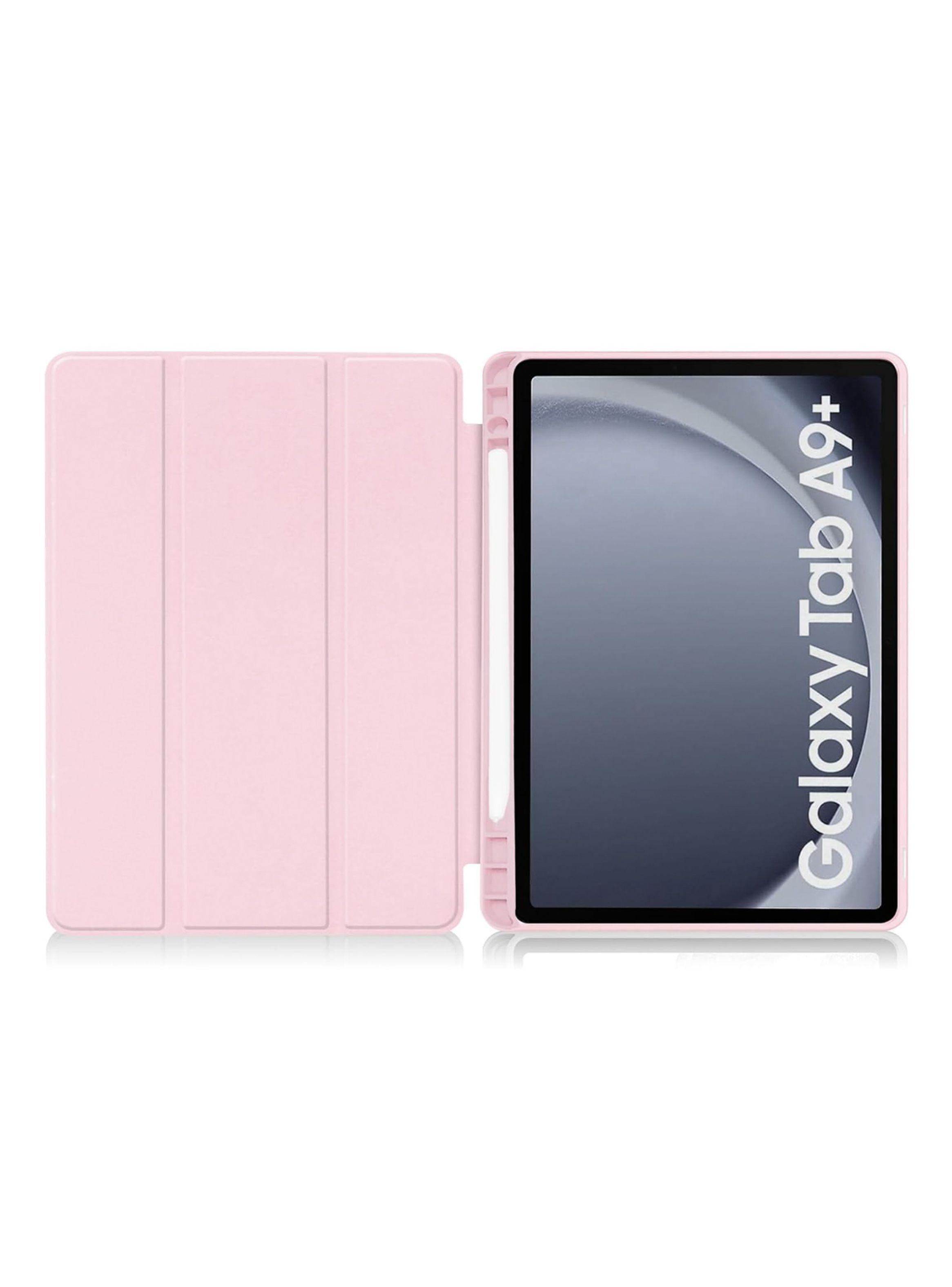 Funda Smart Cover Para Tablet Samsung A9+ Plus Rosado-2