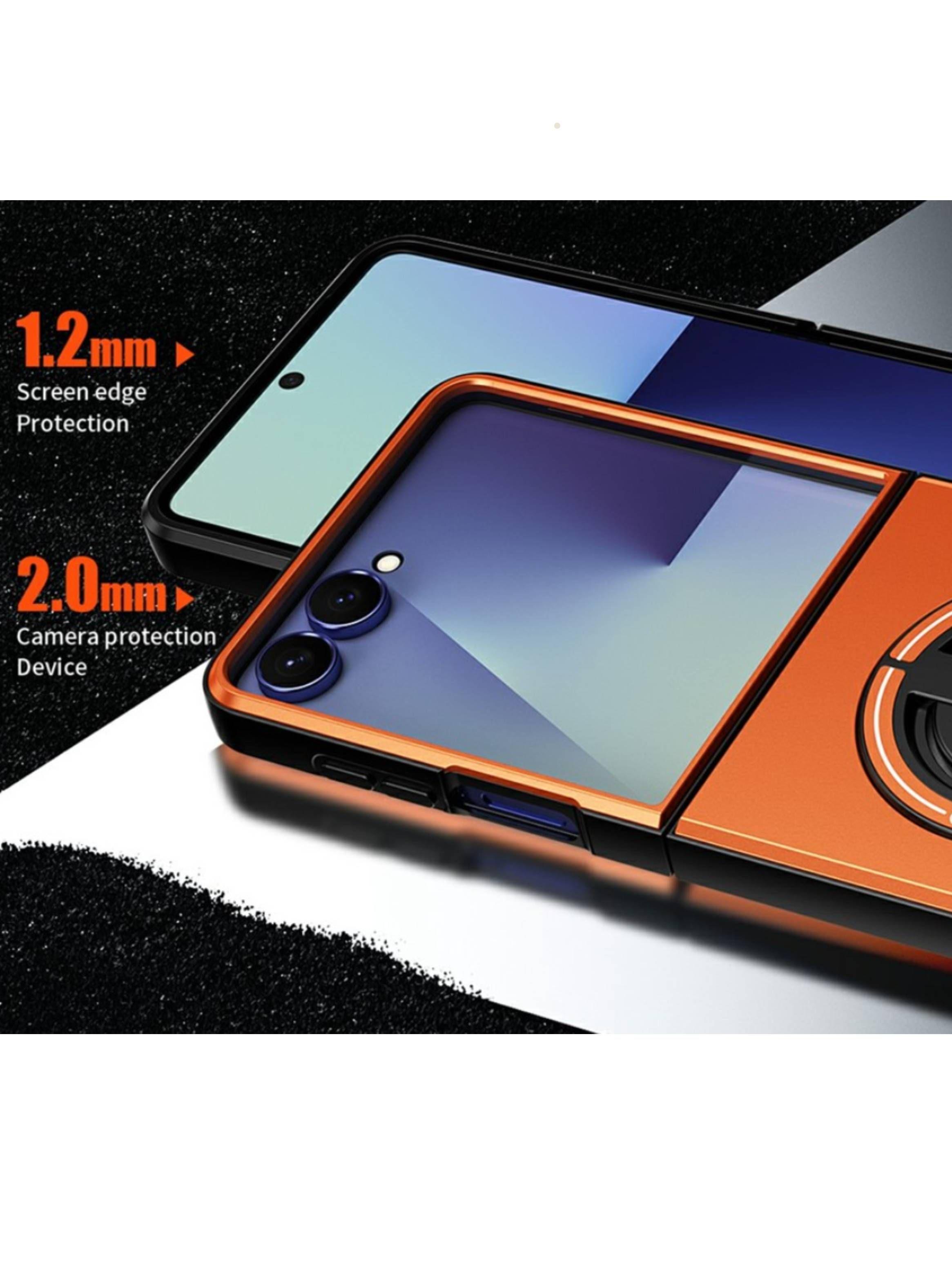 Carcasa Antigolpes Con anillo Para Samsung Z Flip 8-2