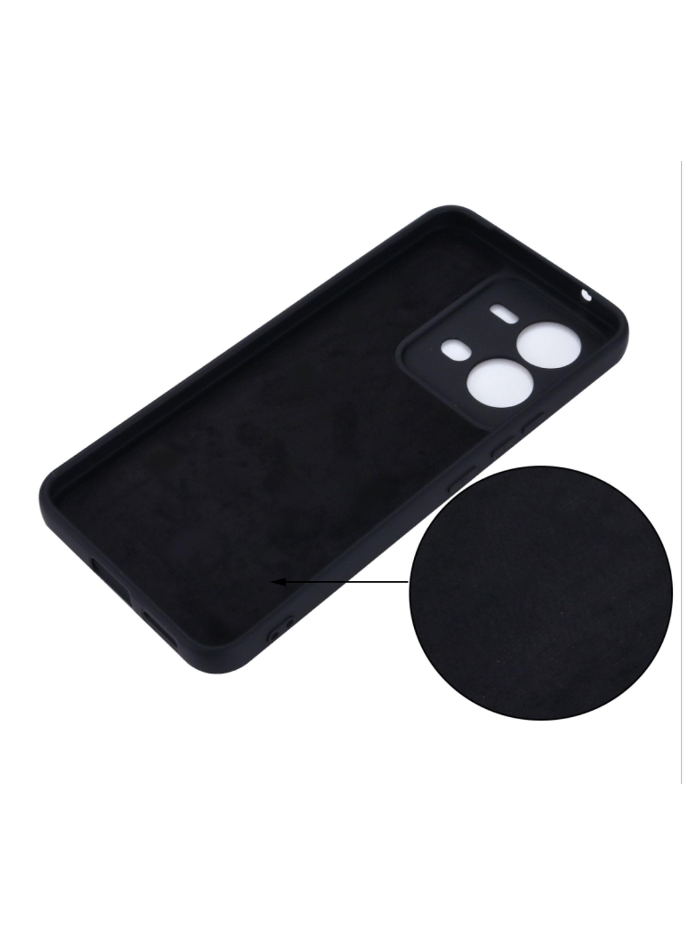 Carcasa Para Vivo V25  Goma Rosado-1