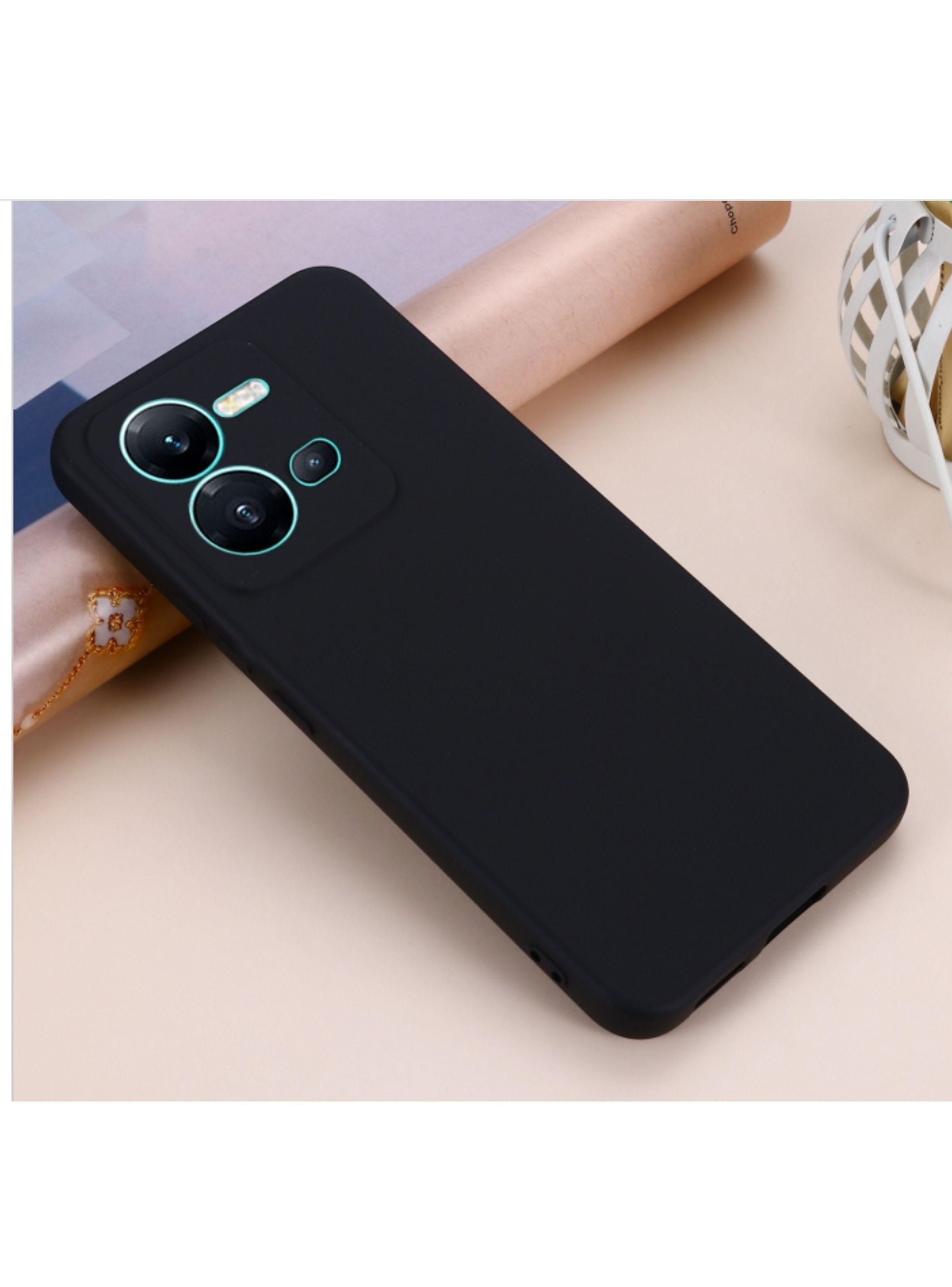 Carcasa Para Vivo V25  Goma Rosado-3