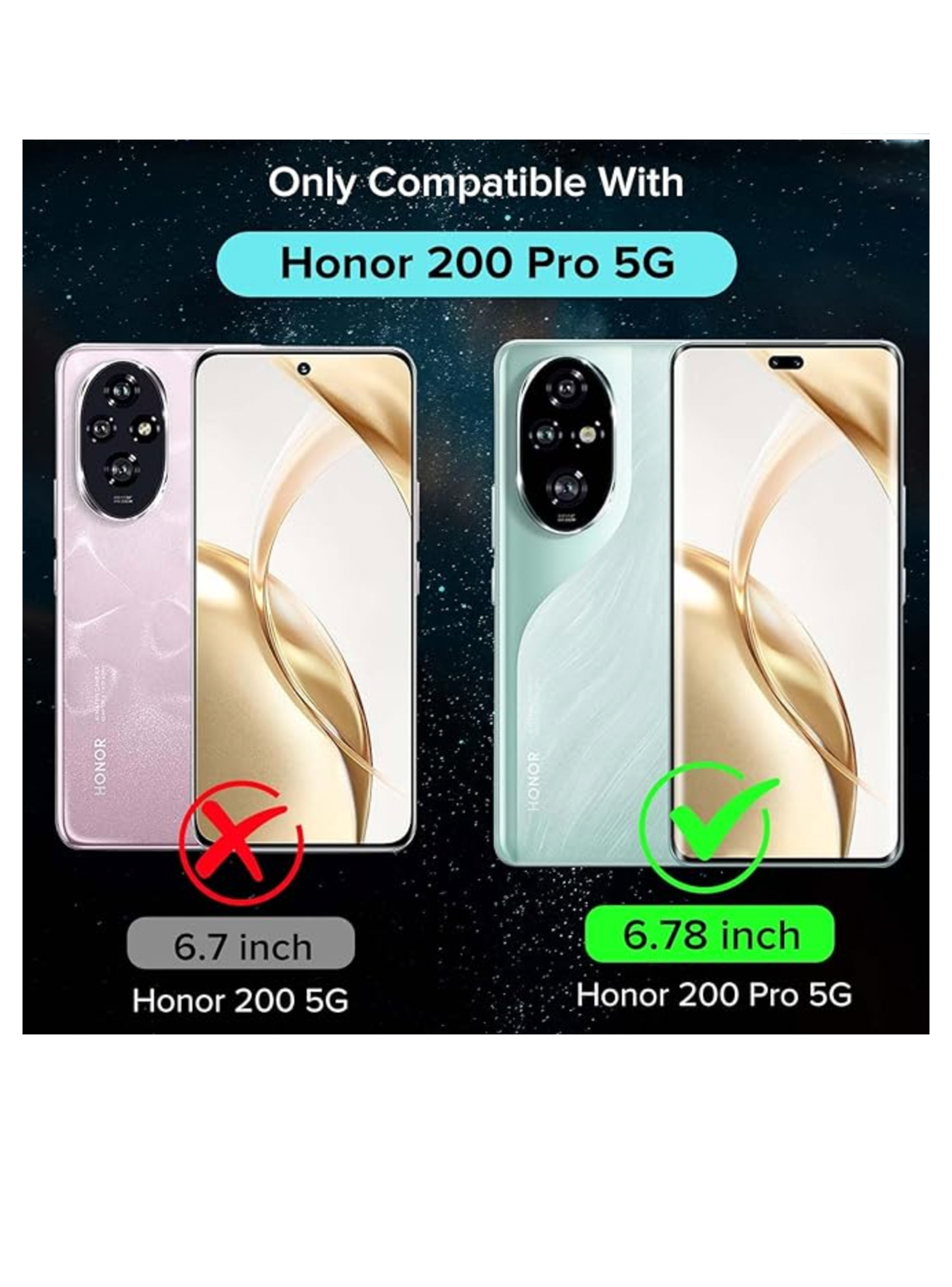 Carcasa Funda Para Honor 200 Pro 5g Goma Colores-6