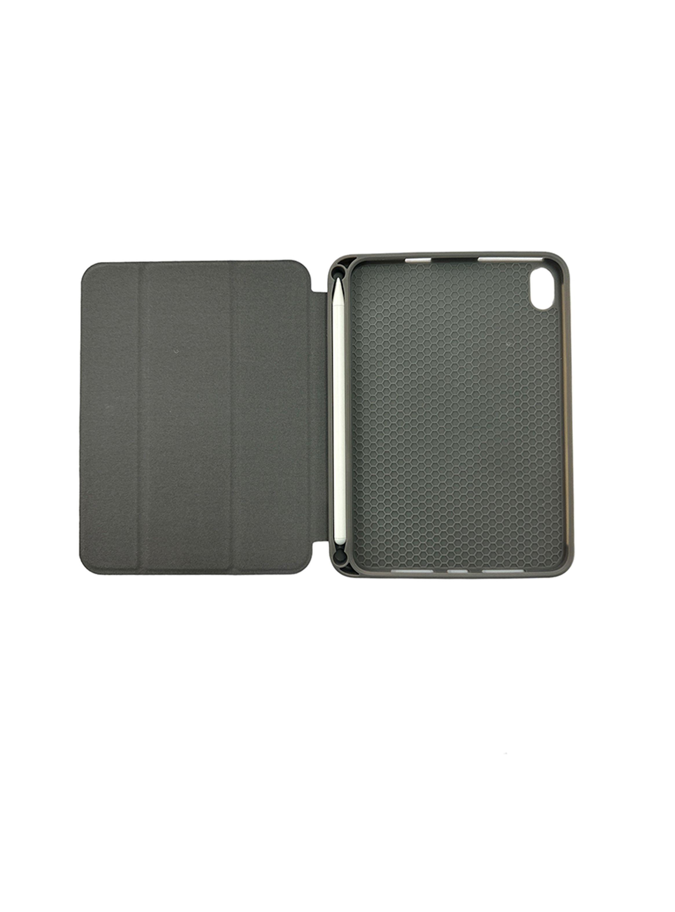 Funda SmartCover Para iPad Mini 6 Con Ranura de Lápiz Gris-2