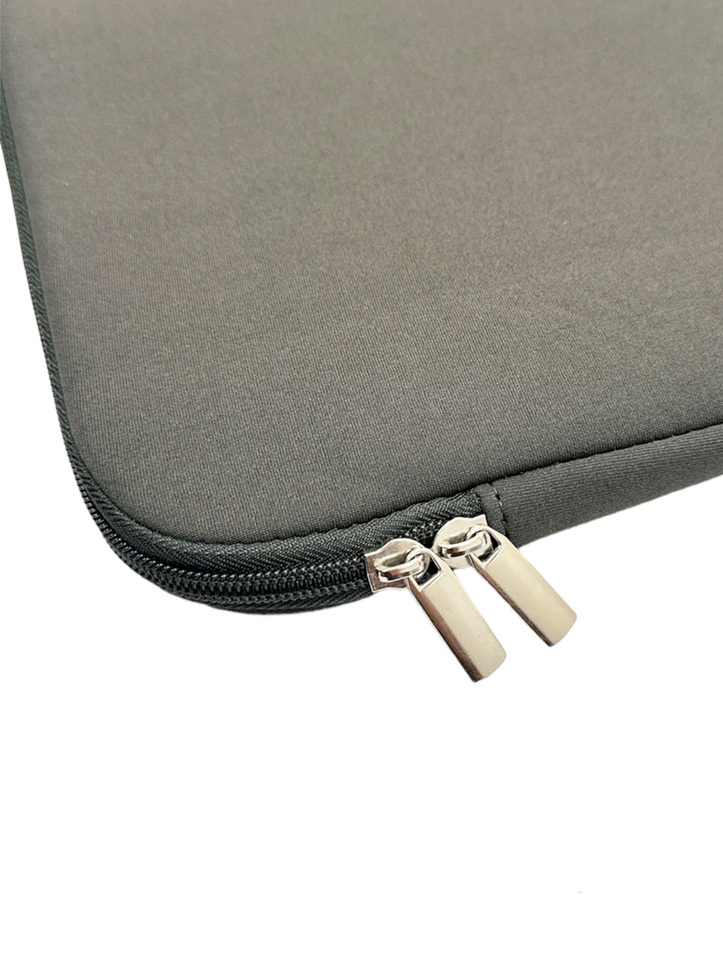 Bolso Funda Para Notebook 15 Pulgadas Con Cierre Gris-1
