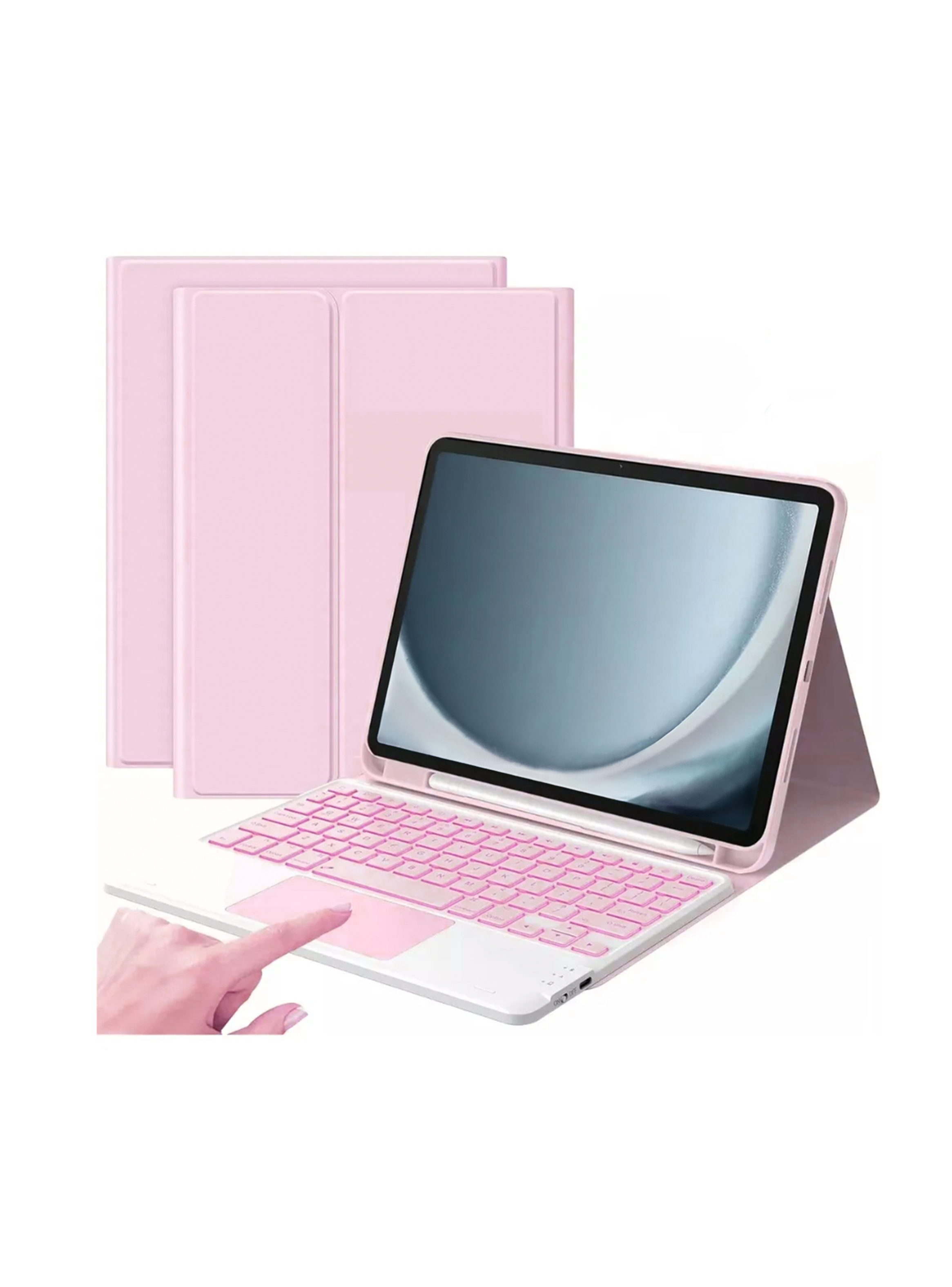 Funda Con Teclado Español Touchpad Para iPad Air 11 M4 2026-0
