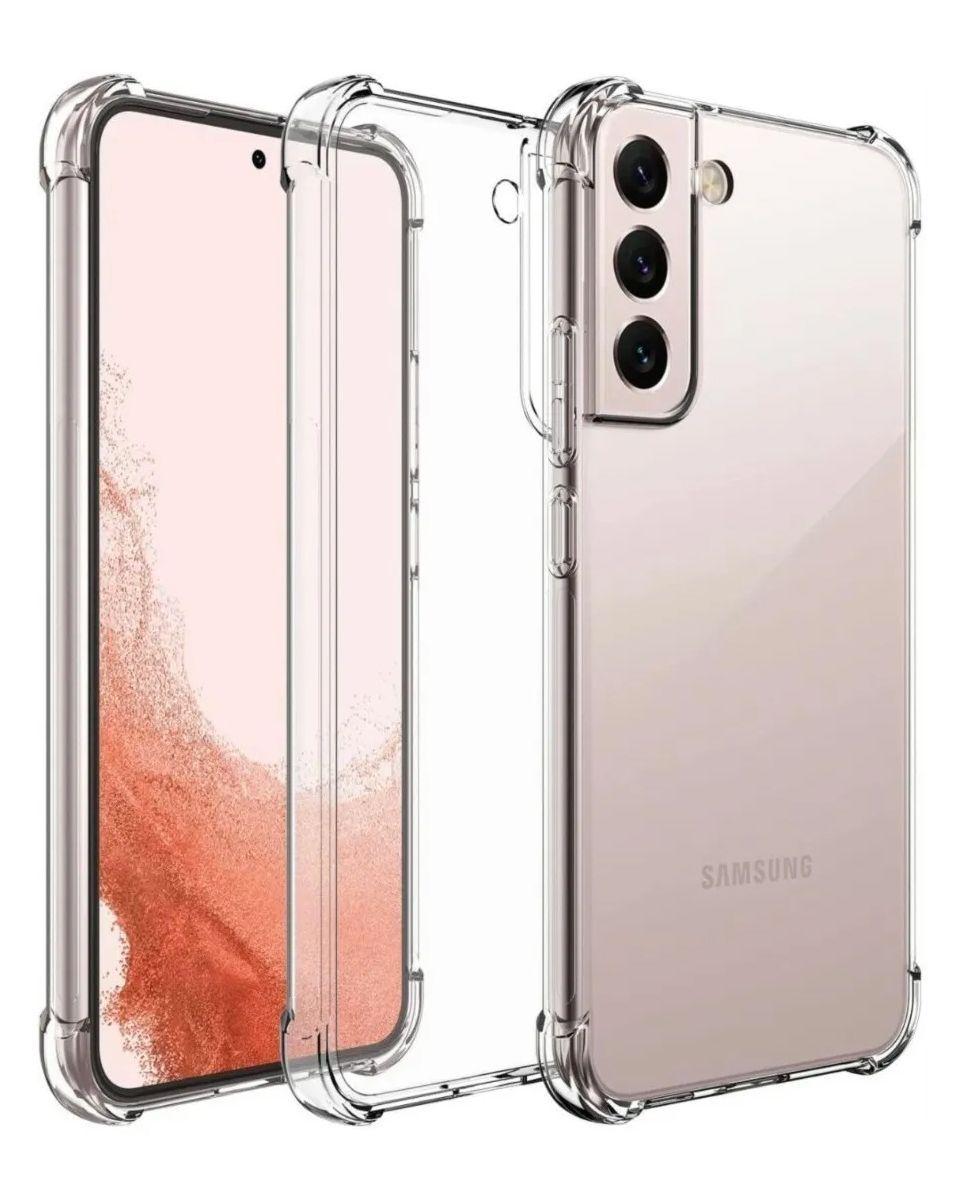 Carcasa Transparente Reforzada Para Samsung S22-0