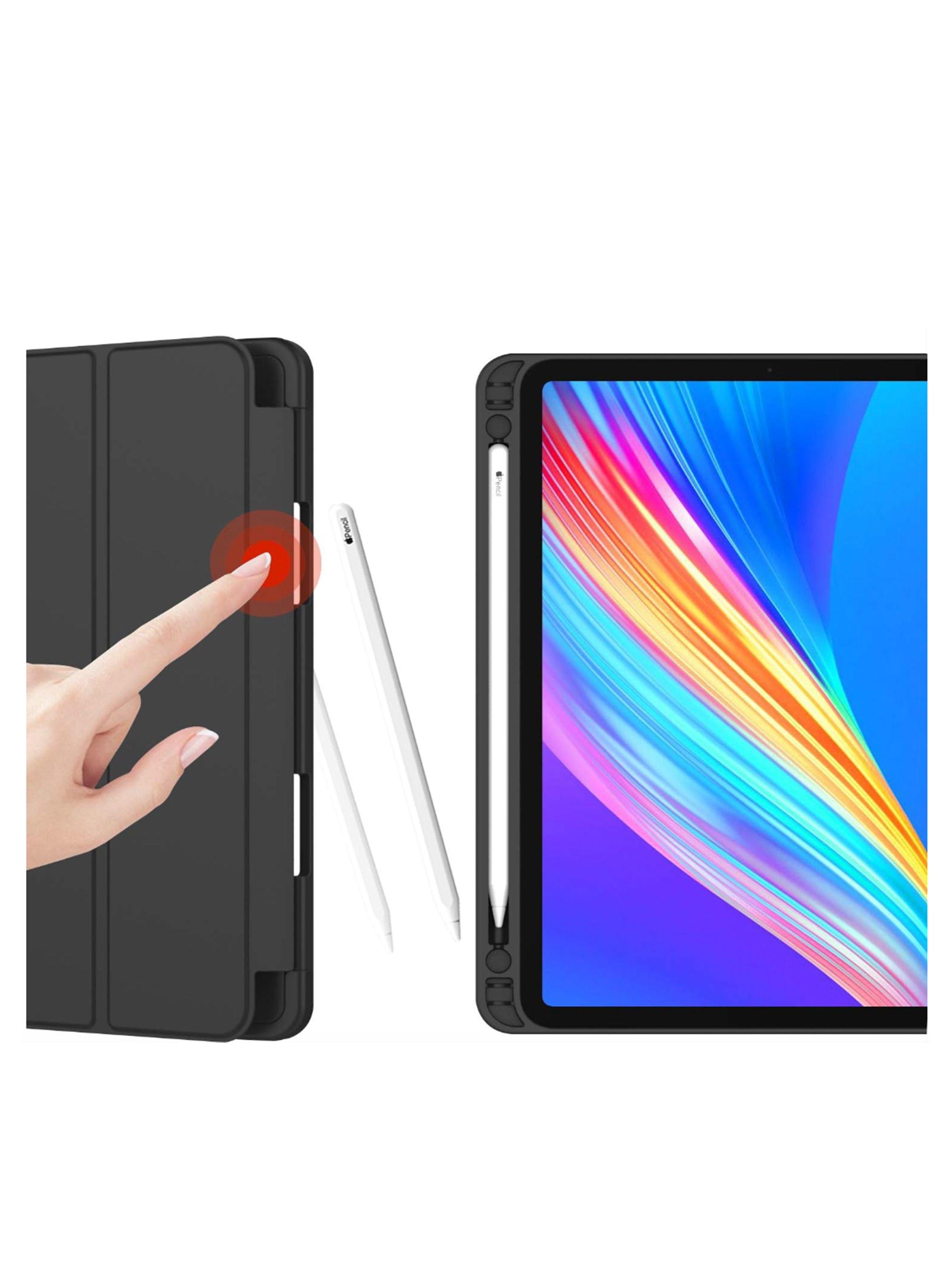 Funda Lamina Vidrio Smart Cover Para iPad 12.9(Pro) Negro-2