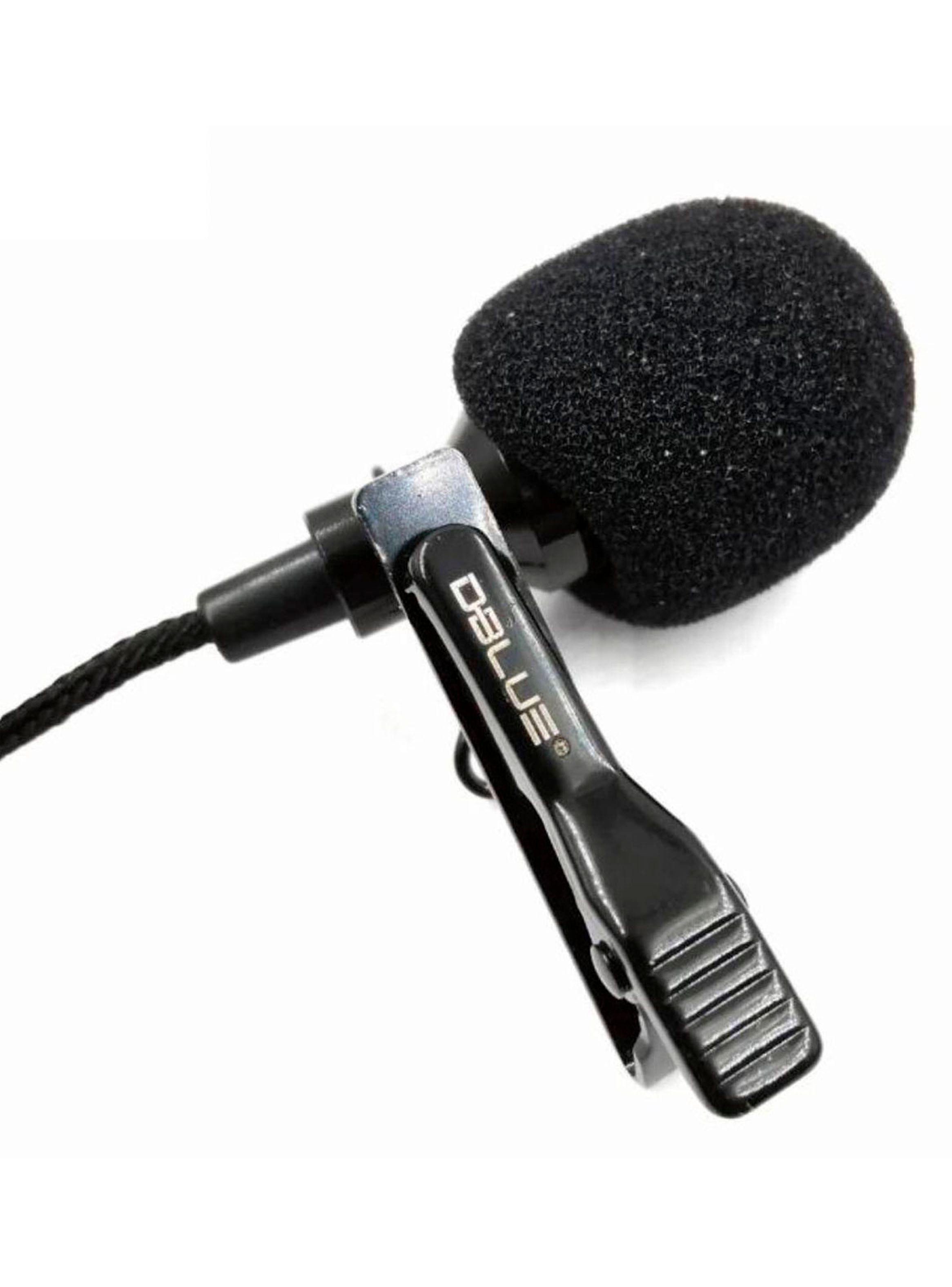 Micrófono De Solapa Streaming DBLUE DBMIC15 Negro-2
