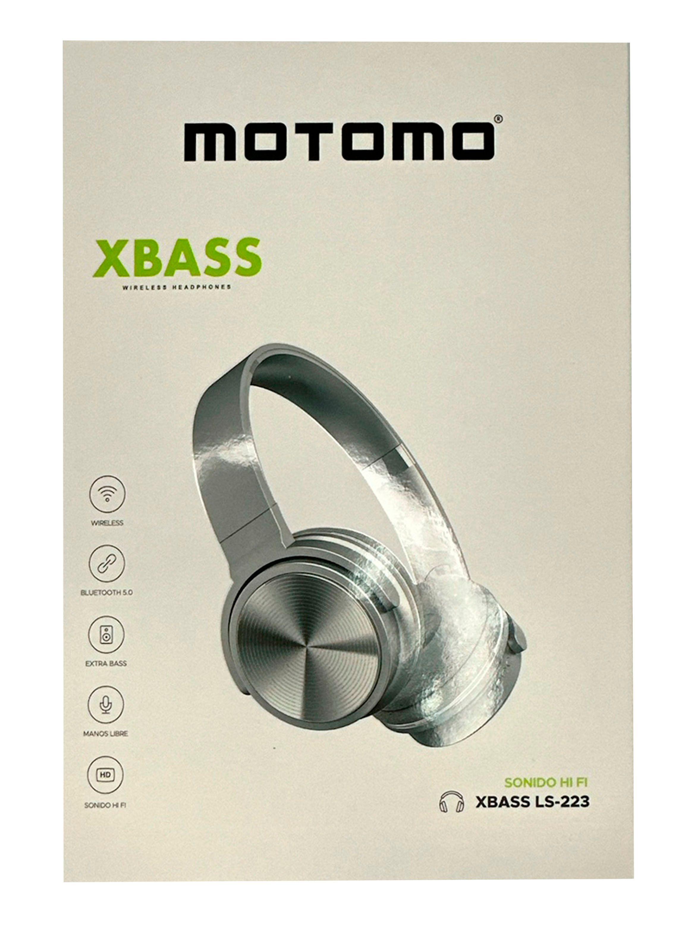 Audifonos Inalámbricos Bluetooth XBASS LS223 Negro-2